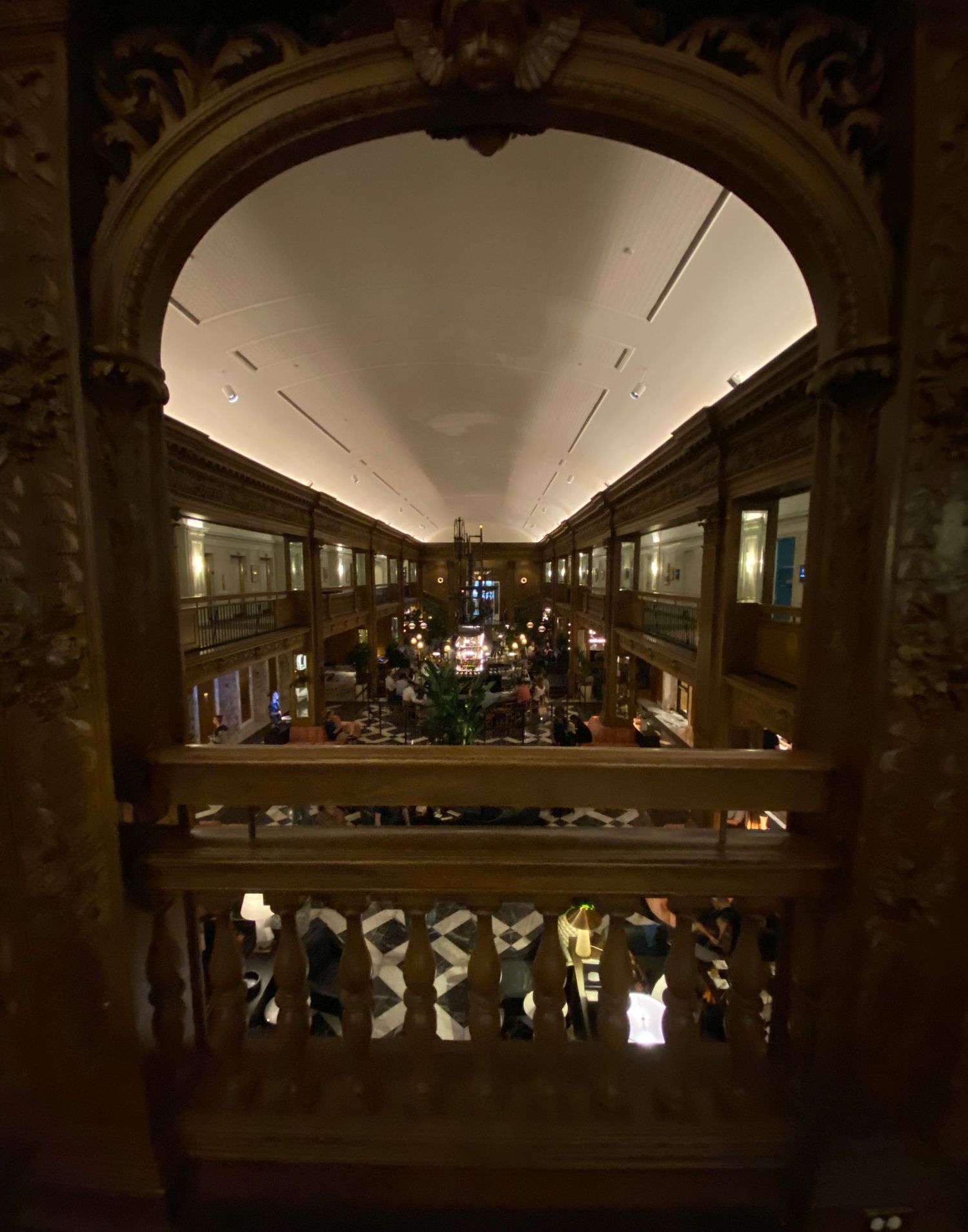 Portrait of the bar at the Fairmont Hotel, Seattle