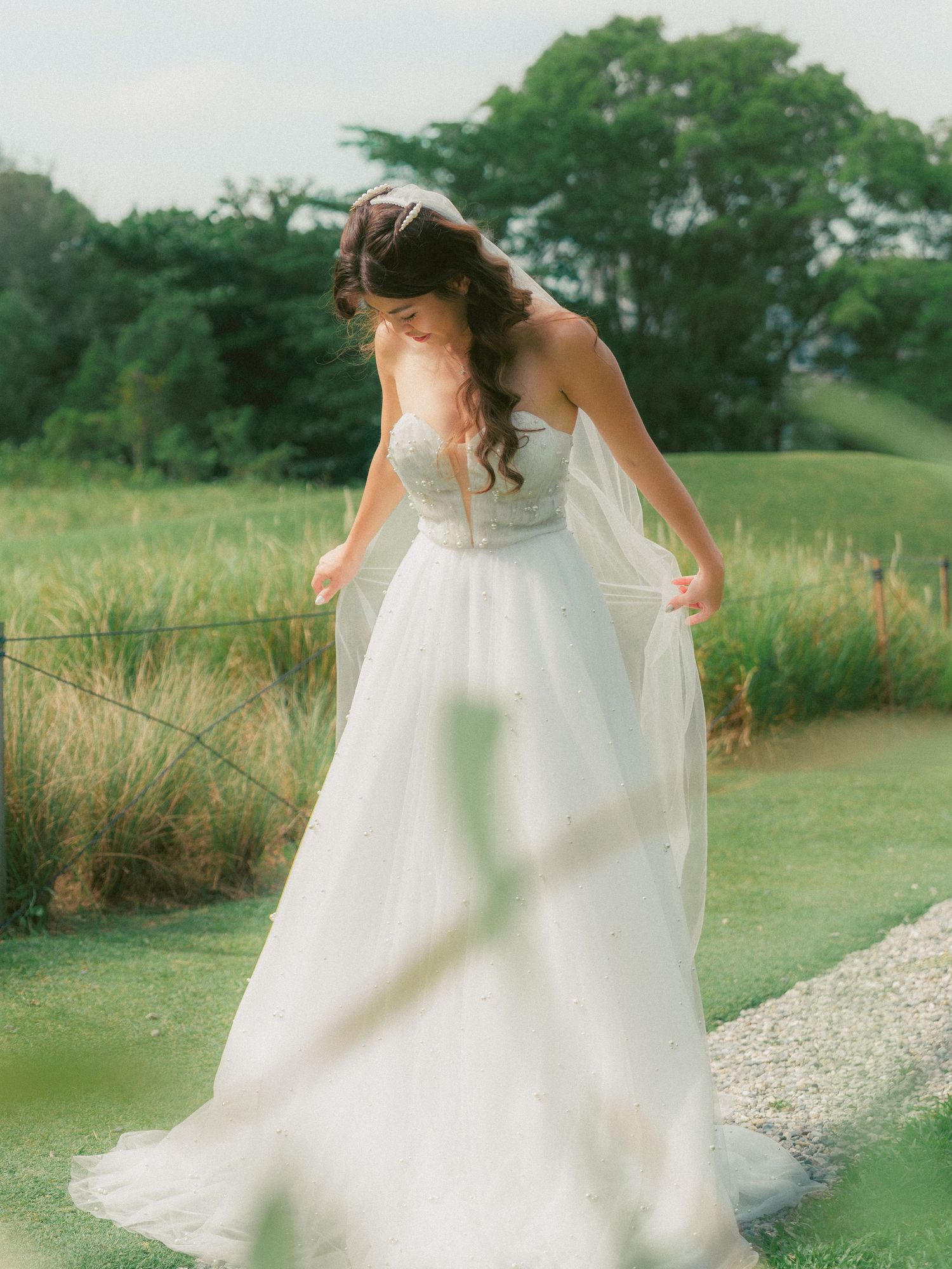 actual day wedding photography singapore couple