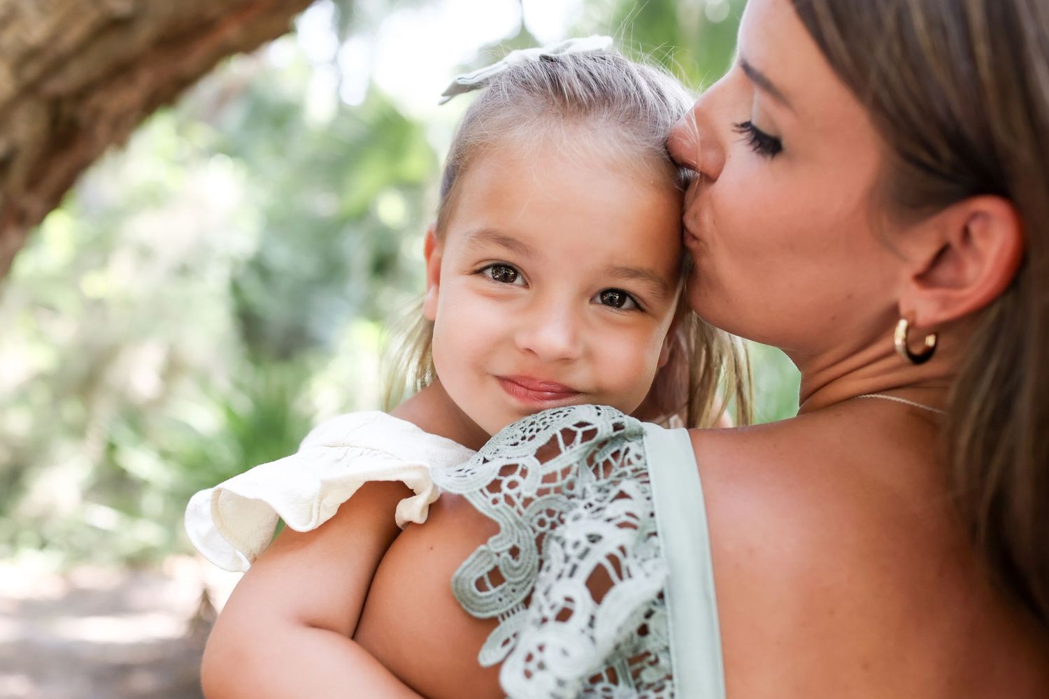 Hilton Head family photography capturing a mother and toddler during an intimate moment at Stoney Baynard Ruins
