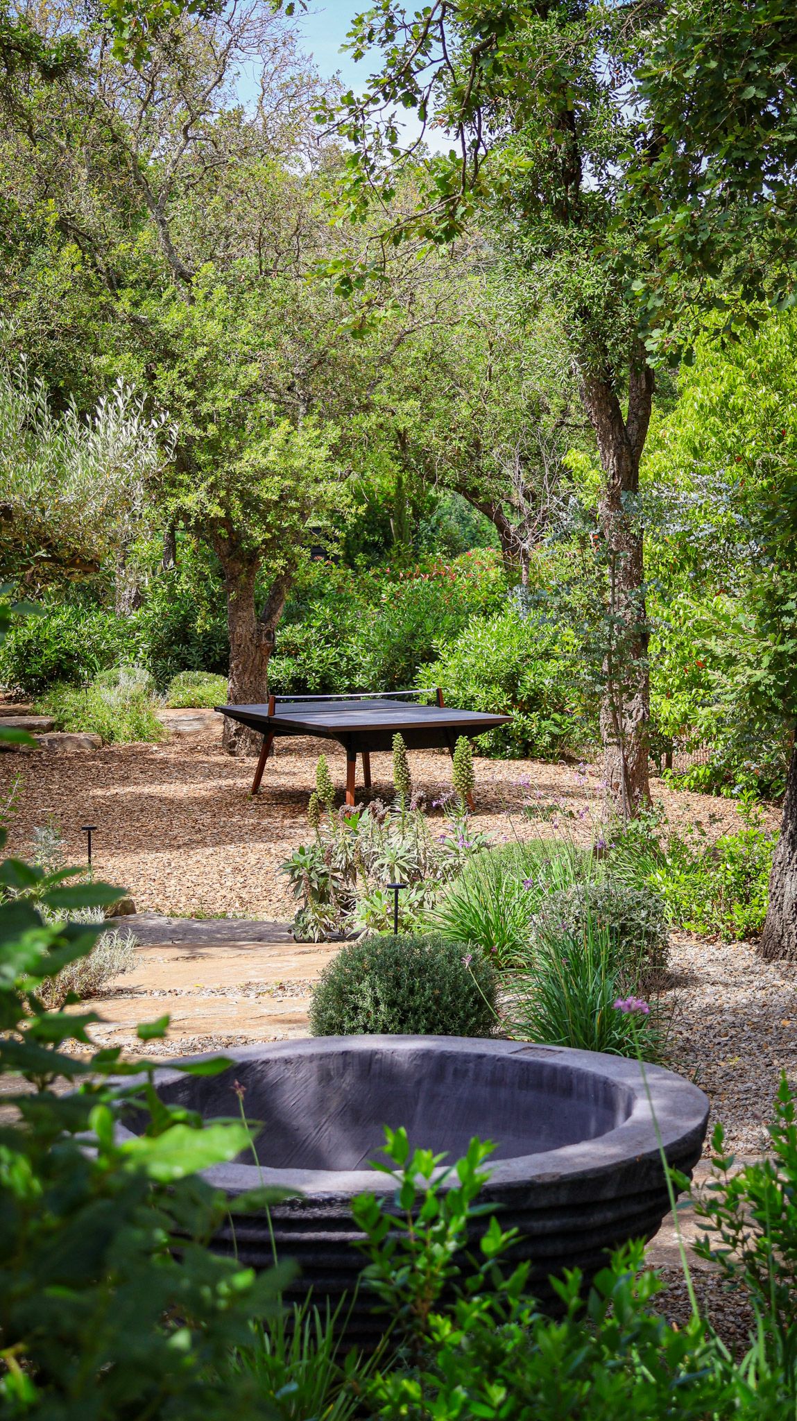 landscaped garden