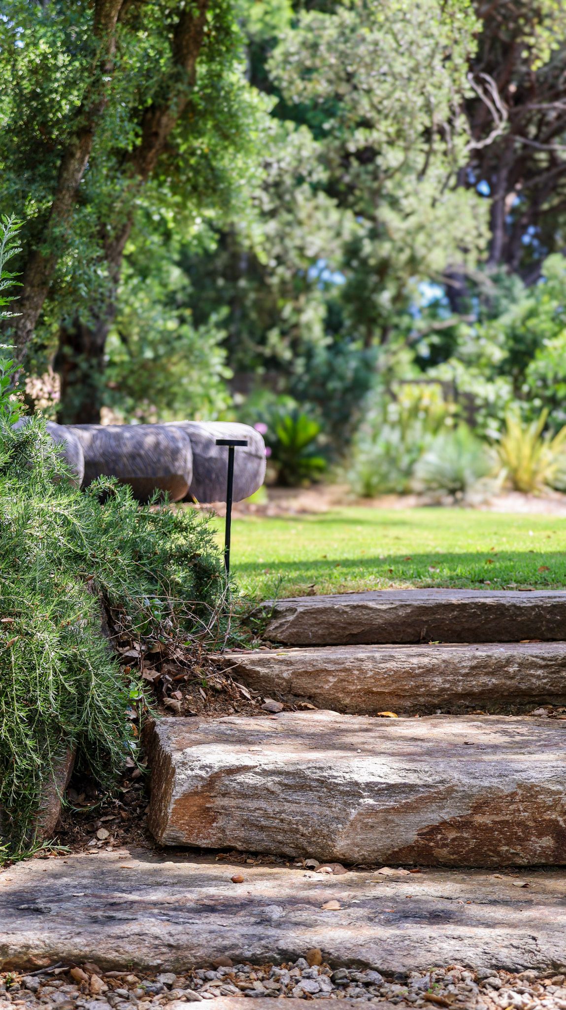Stone pathway