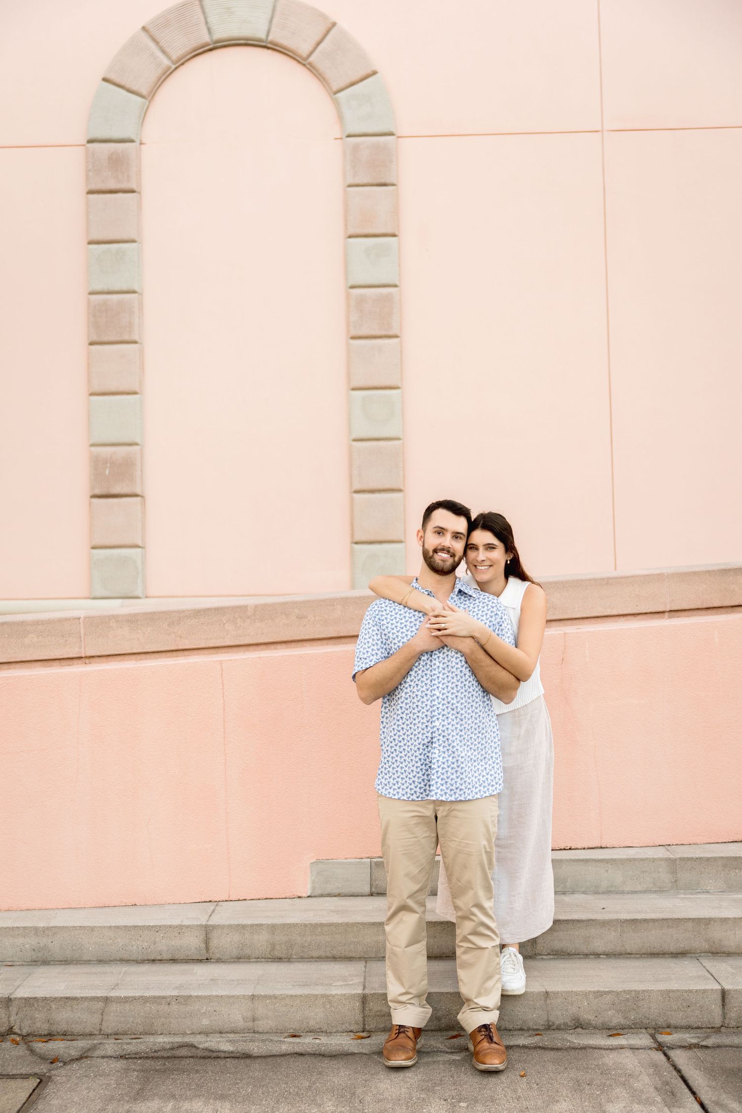 Engagement session in Ringling Museum of Art Sarasota Florida, captured by Grand Photo, Karyna Oliinyk