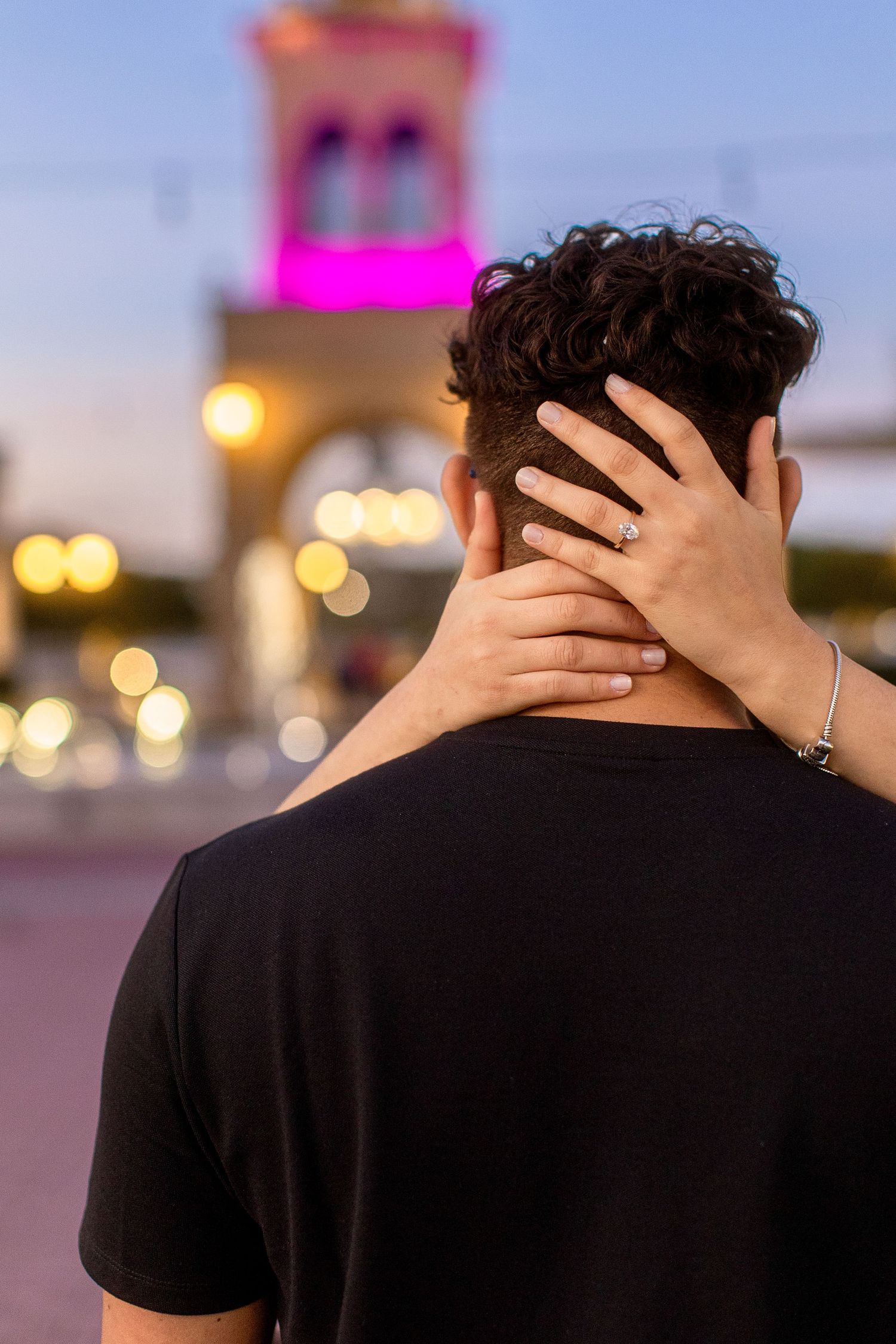 Sunset engagement photography session in Tampa Florida, captured by Grand Photo, Karyna Oliinyk