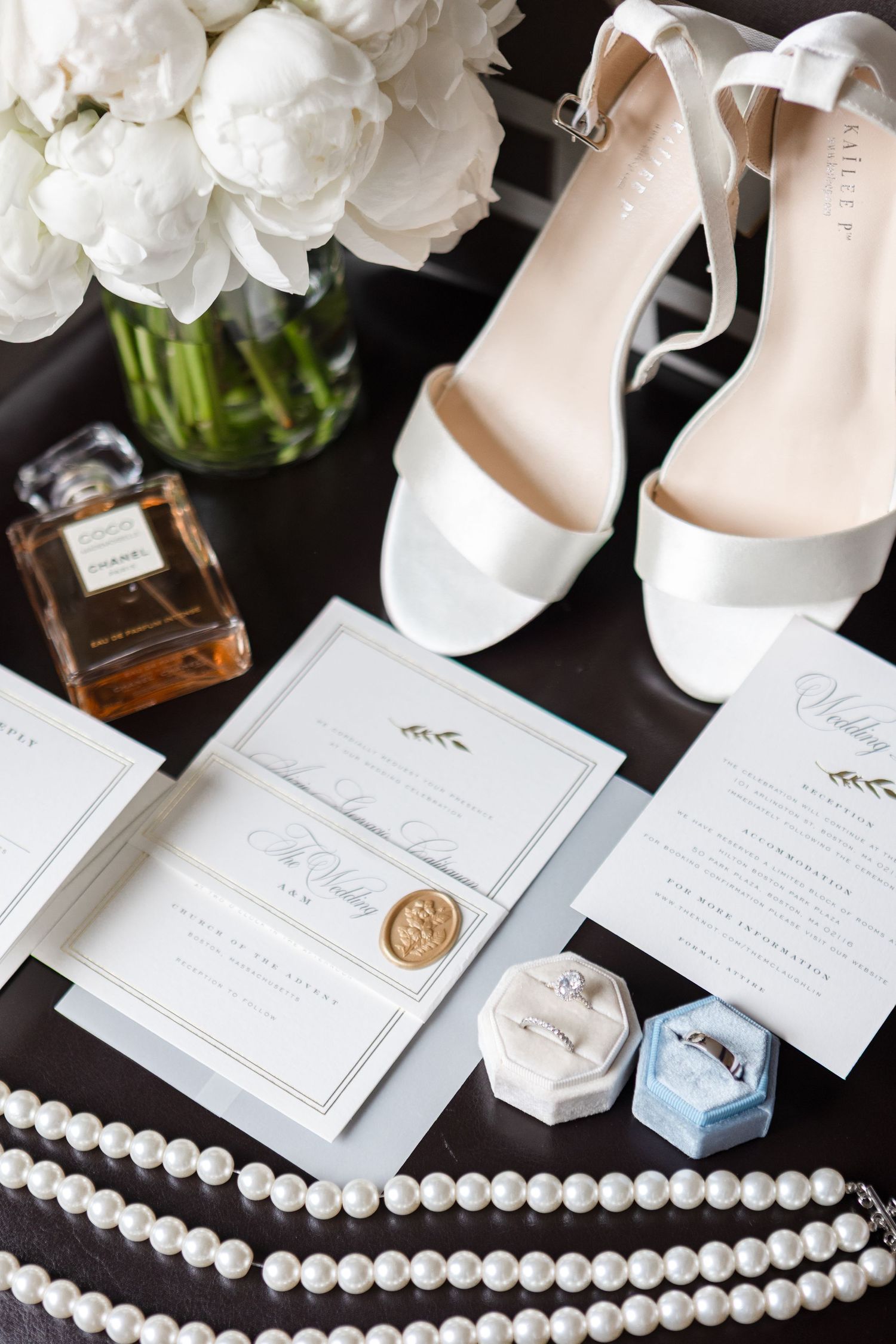 Elegant flatlay details at Sunken Gardens in St. Petersburg, Florida