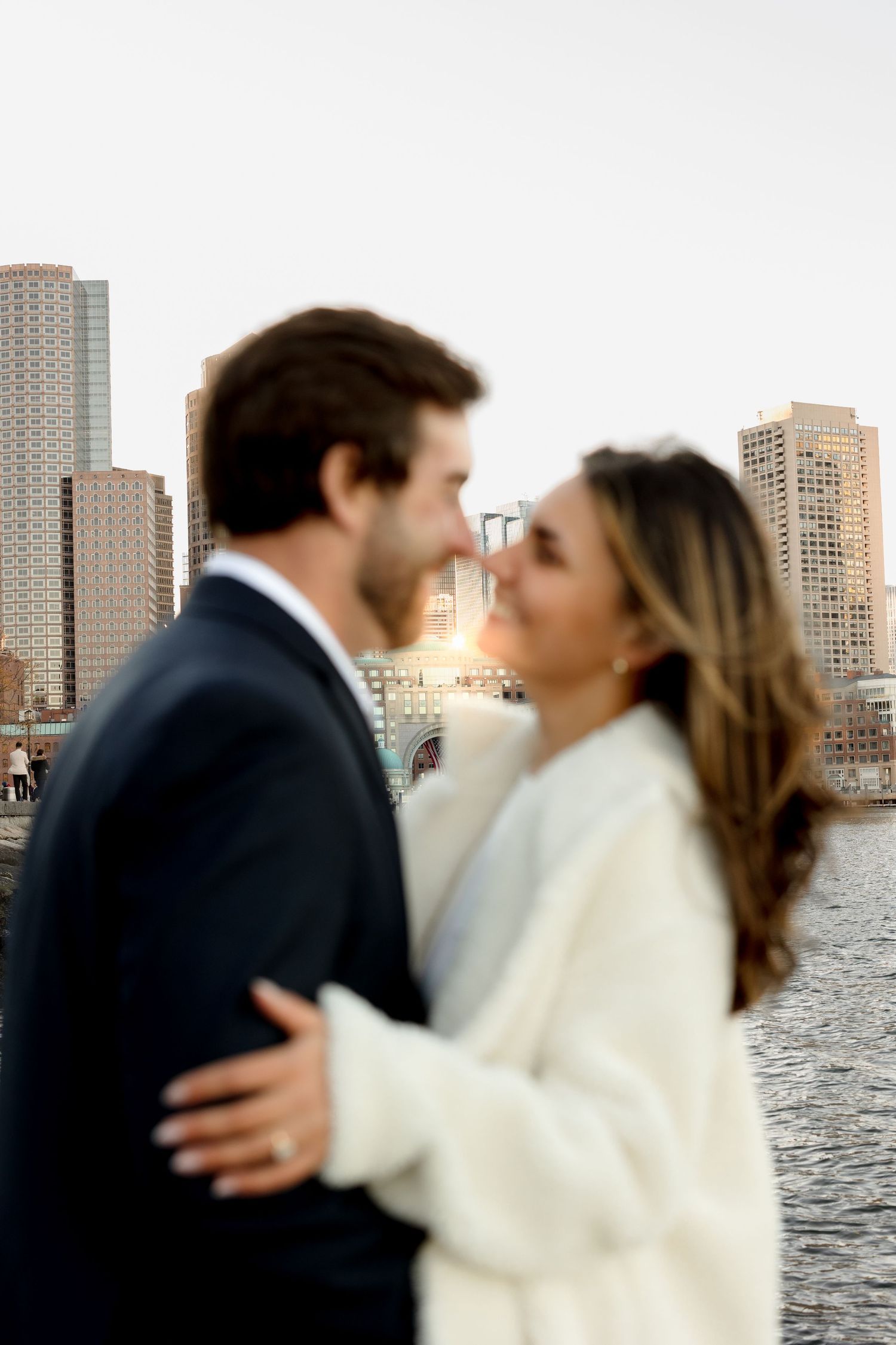Engagement session in Seaport Boston Massachusetts, captured by Grand Photo, Karyna Oliinyk