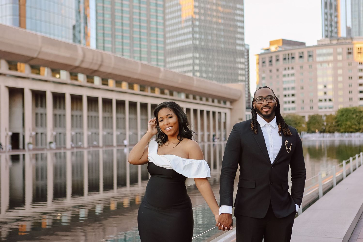 Engagement session in downtown Boston Massachusetts, captured by Grand Photo, Karyna Oliinyk