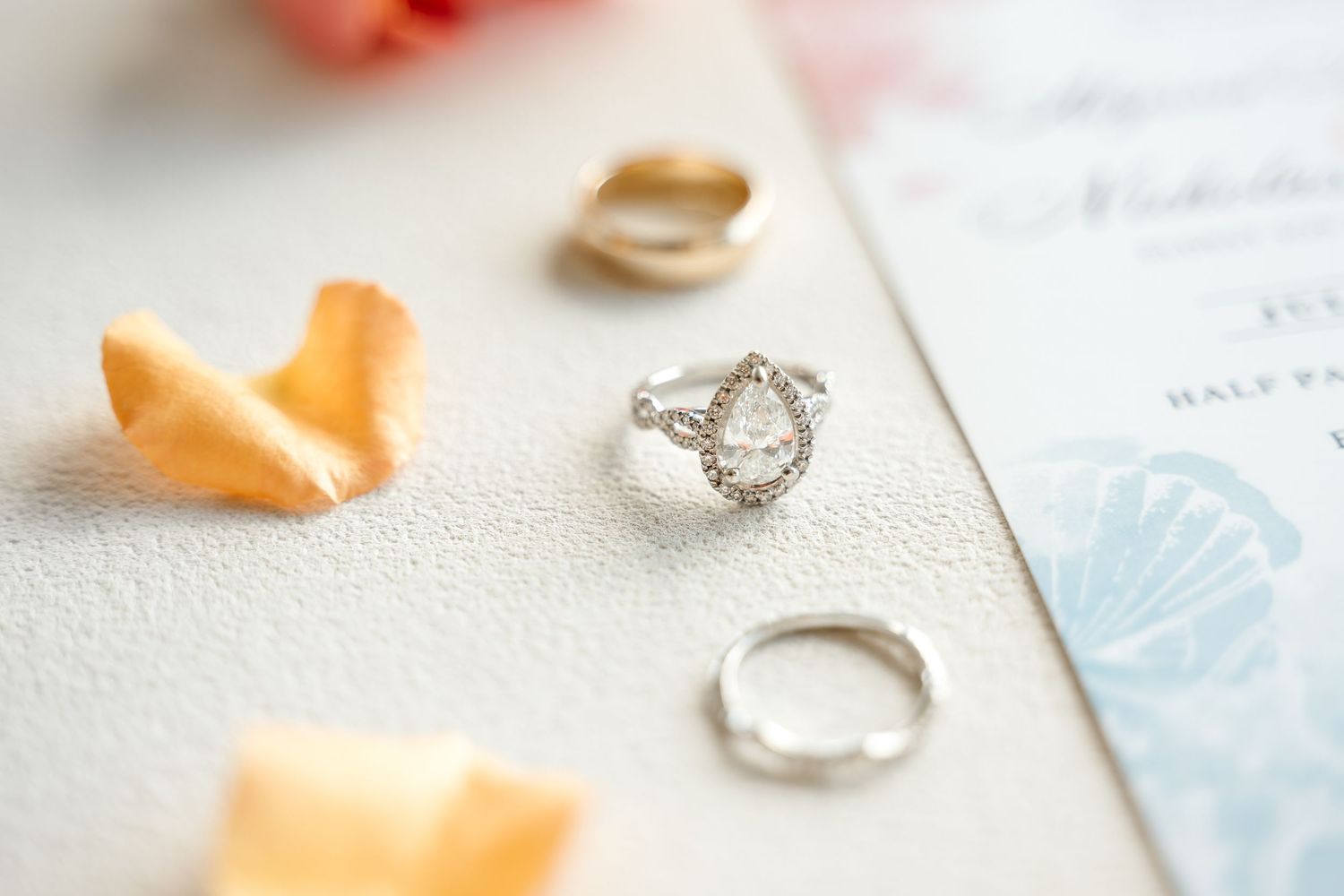 Flatlay details at Oxford Exchange — Tampa Bay FL wedding photographer Grand Photo