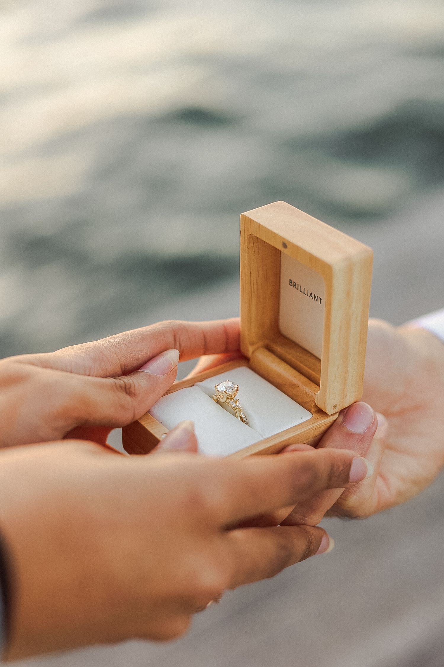 Sunset beach engagement session at St. Pete Beach Florida, captured by Grand Photo Karyna Oliinyk