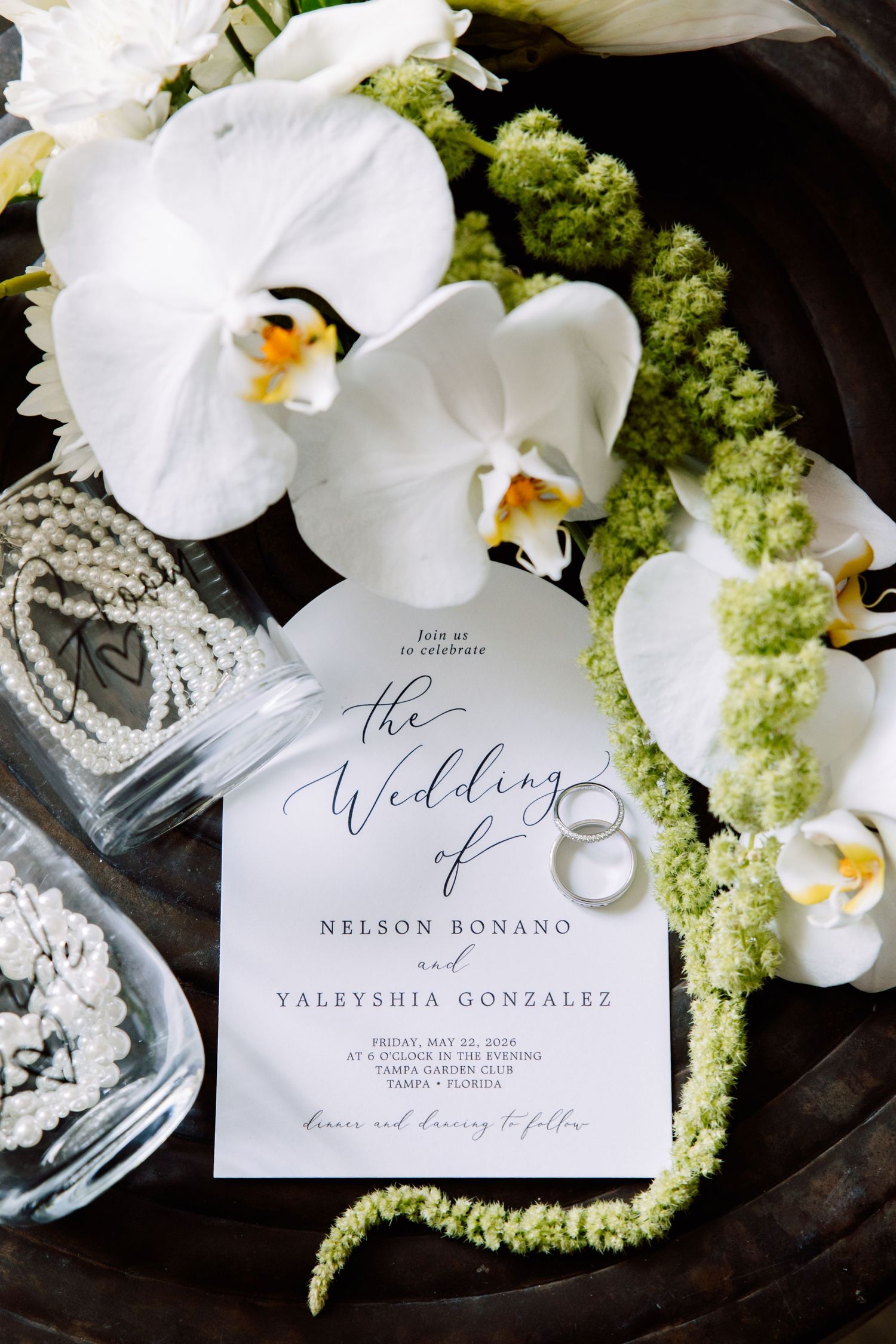 Wedding Details at Tampa Garden Club, Florida, captured by Grand Photo by Karyna Oliinyk