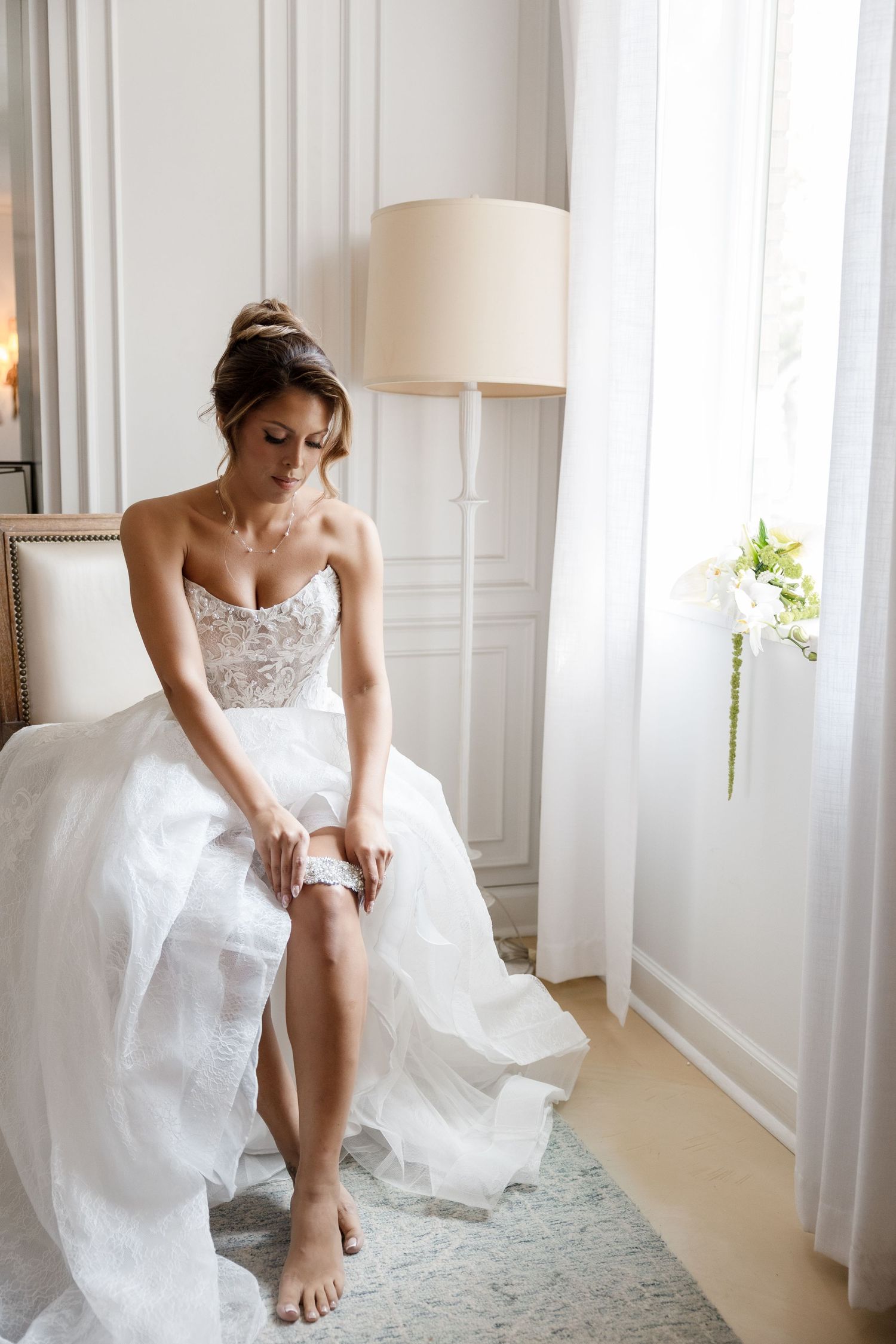 Bride Getting Ready at Tampa Garden Club, Florida, captured by Grand Photo by Karyna Oliinyk