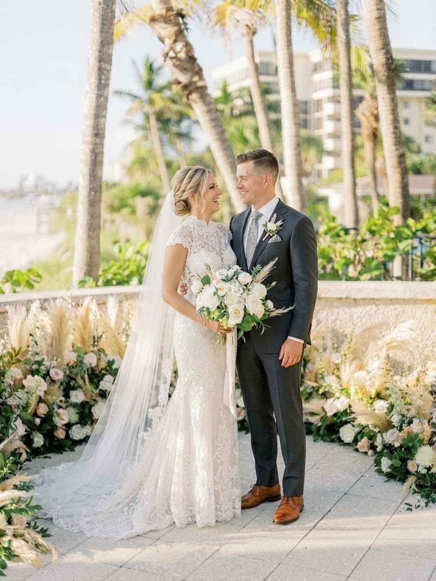Tropical wedding venue The Ritz-Carlton in Sarasota, captured by Grand Photo