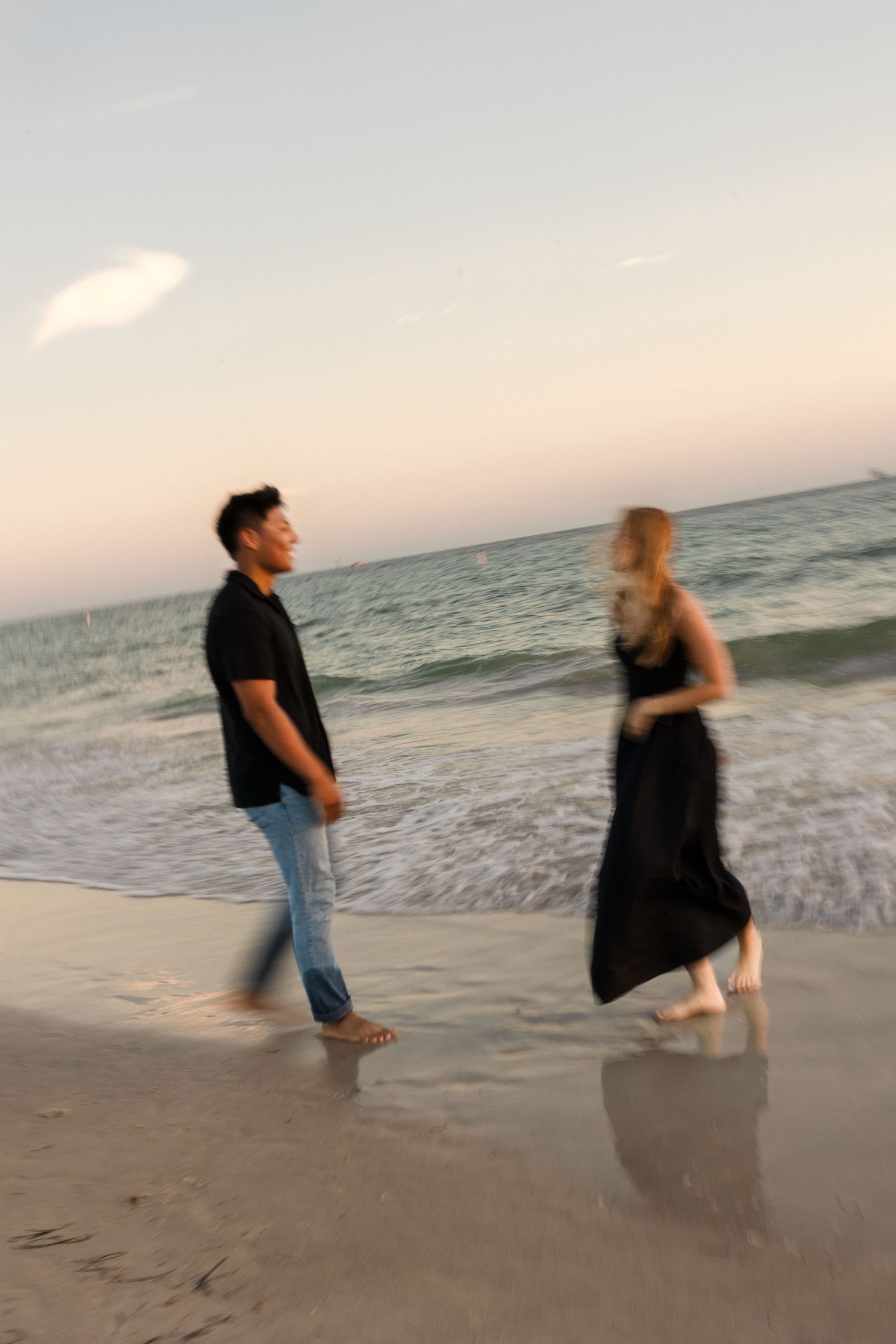 Candid engagement photography session in Tampa Bay, St Pete & Sarasota by engagement photographer Grand Photo Karyna Oliinyk