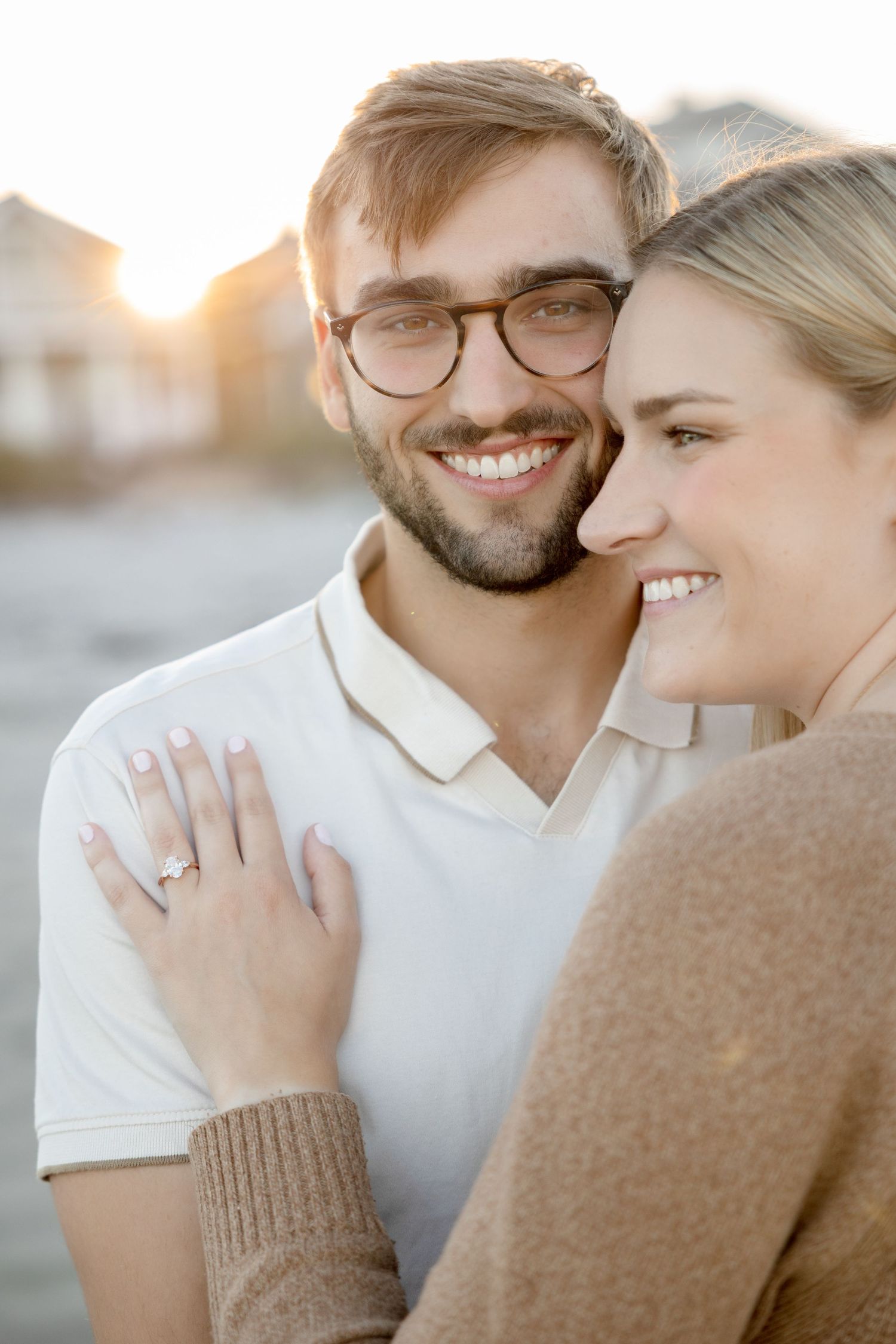 Beach engagement couple session Cape Cod Massachusetts, captured by Grand Photo Karyna Oliinyk