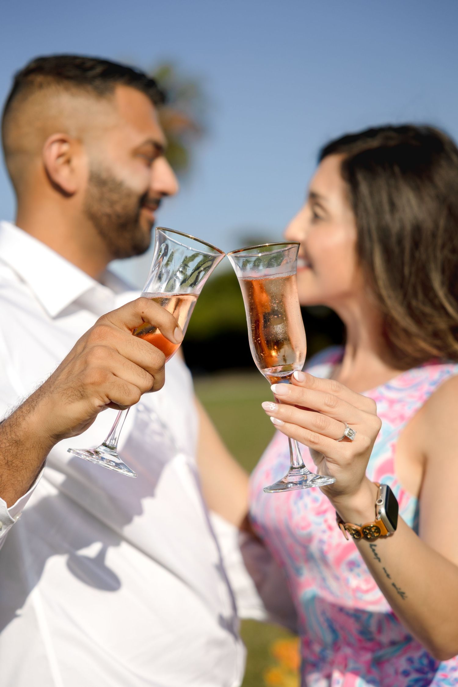 Engagement photography in Tampa Riverwalk by engagement photographer Grand Photo Karyna Oliinyk