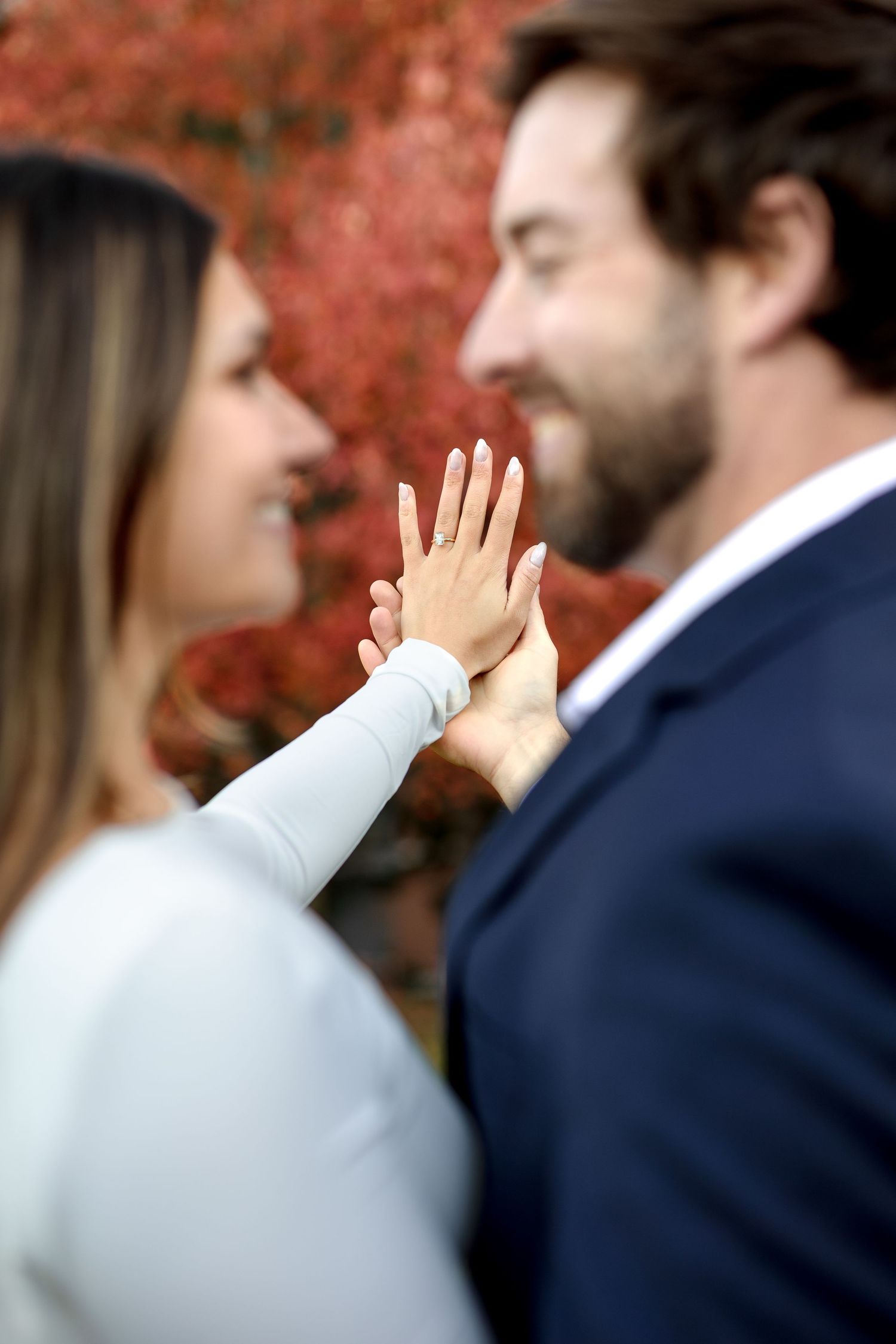 Engagement couple session in Seaport Boston Massachusetts, captured by Grand Photo