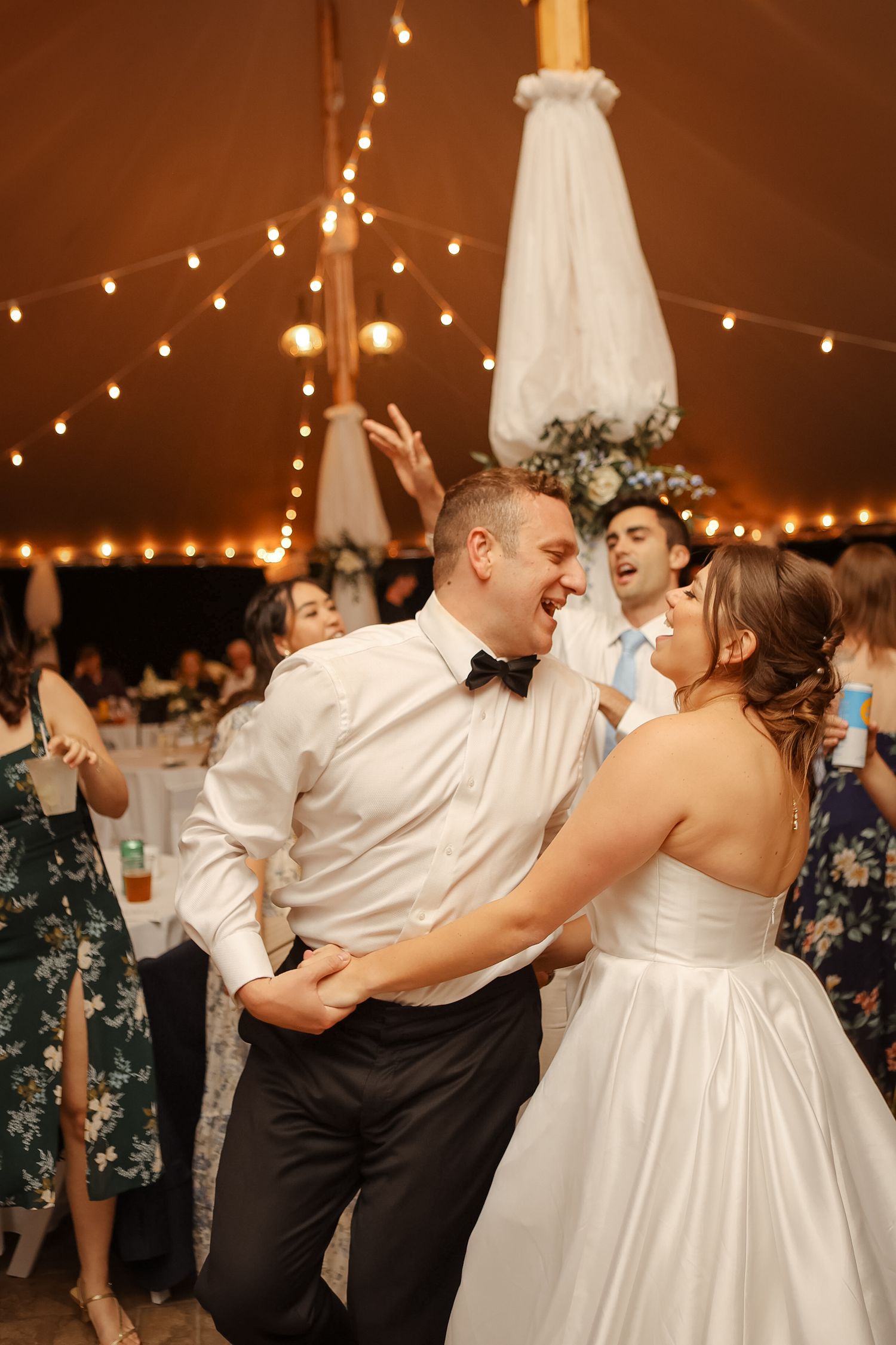 Bride and groom first dance at Lido Beach Resort in Sarasota, Florida, captured by Grand Photo by Karyna Oliinyk
