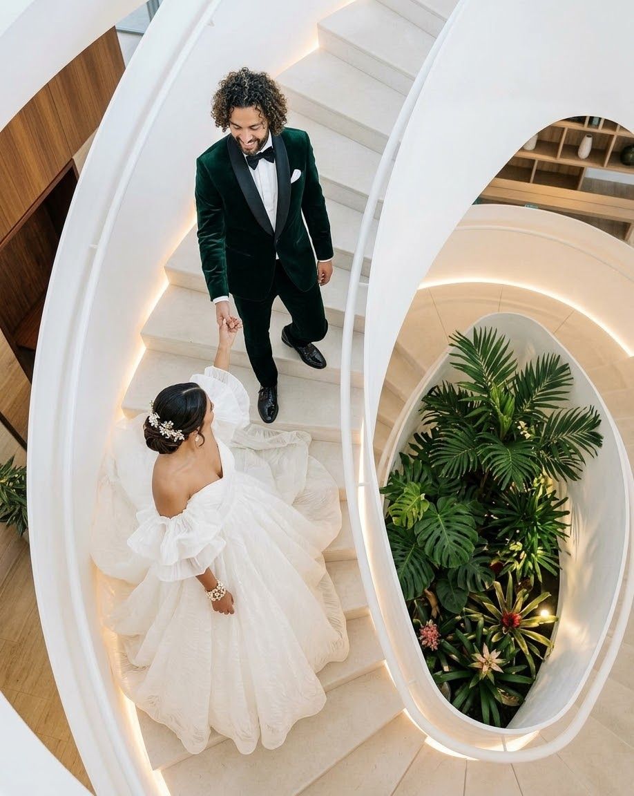 Wedding portraits at The Tampa EDITION in Tampa Florida, captured by Grand Photo