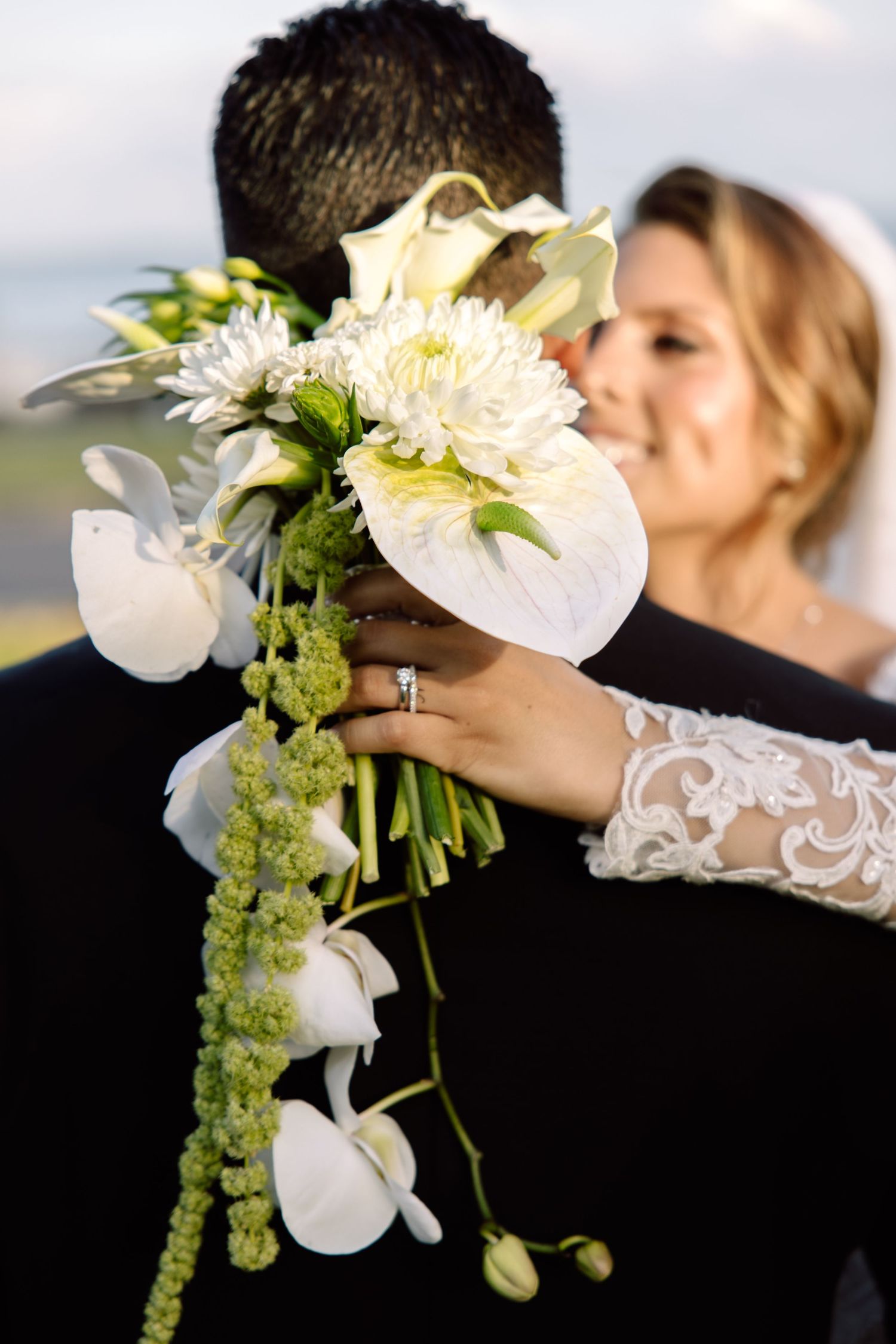 Wedding Portraits of bride and groom at Tampa Garden Club, Florida, captured by Grand Photo by Karyna Oliinyk