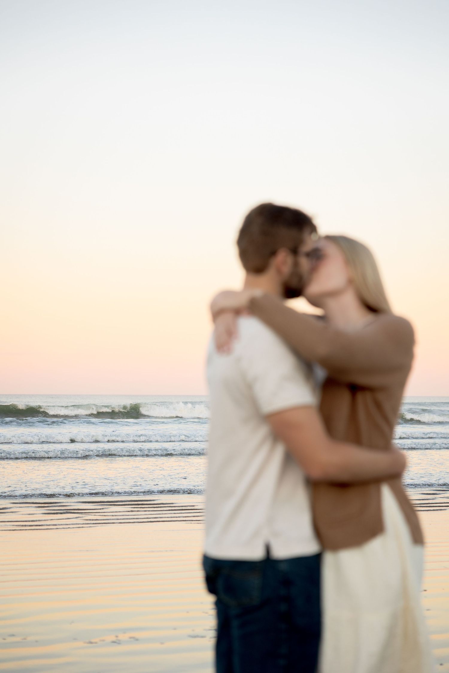 Beach engagement couple session Cape Cod Massachusetts, captured by Grand Photo Karyna Oliinyk