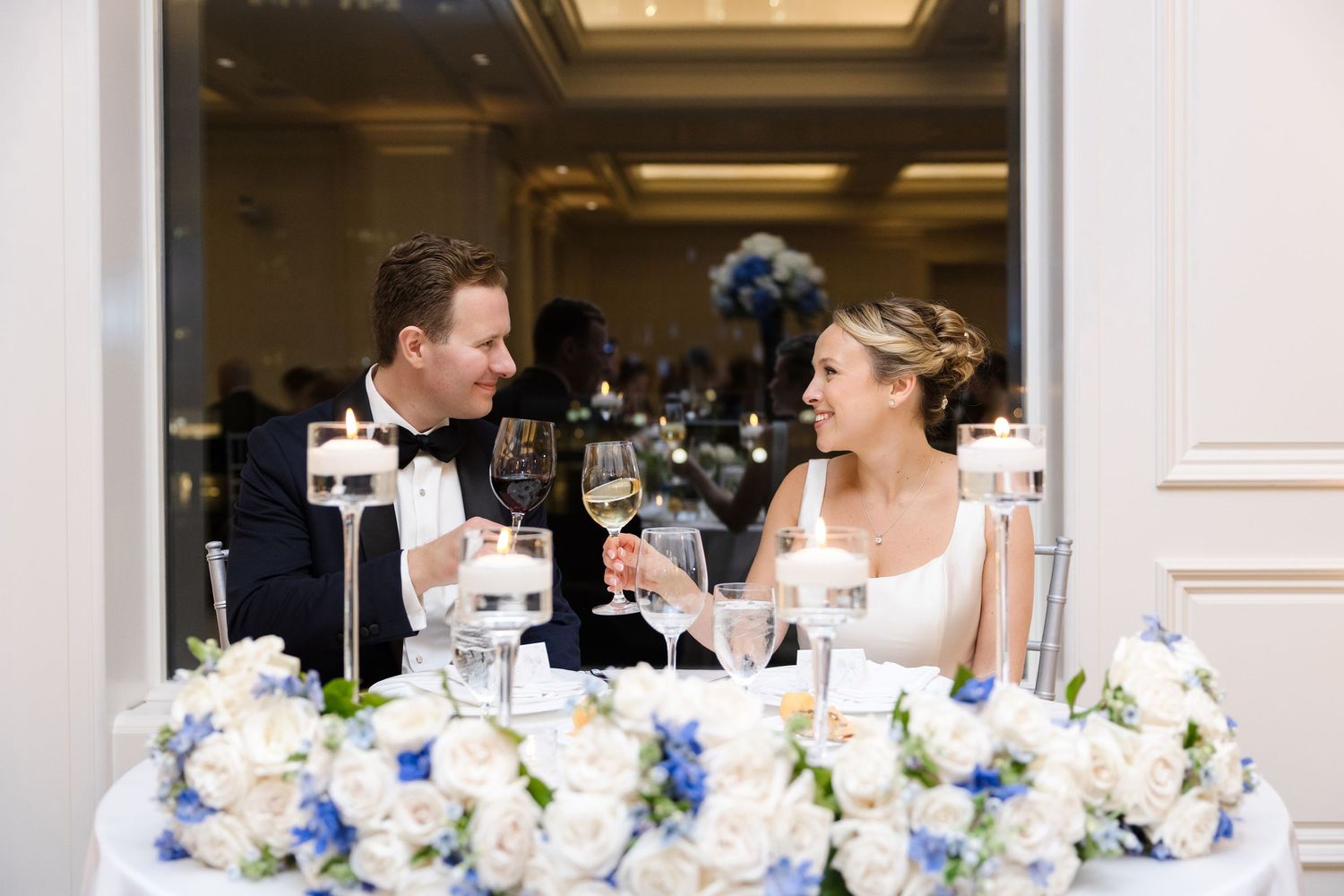 Wedding reception at The Tampa EDITION in Tampa, Florida, captured by Grand Photo