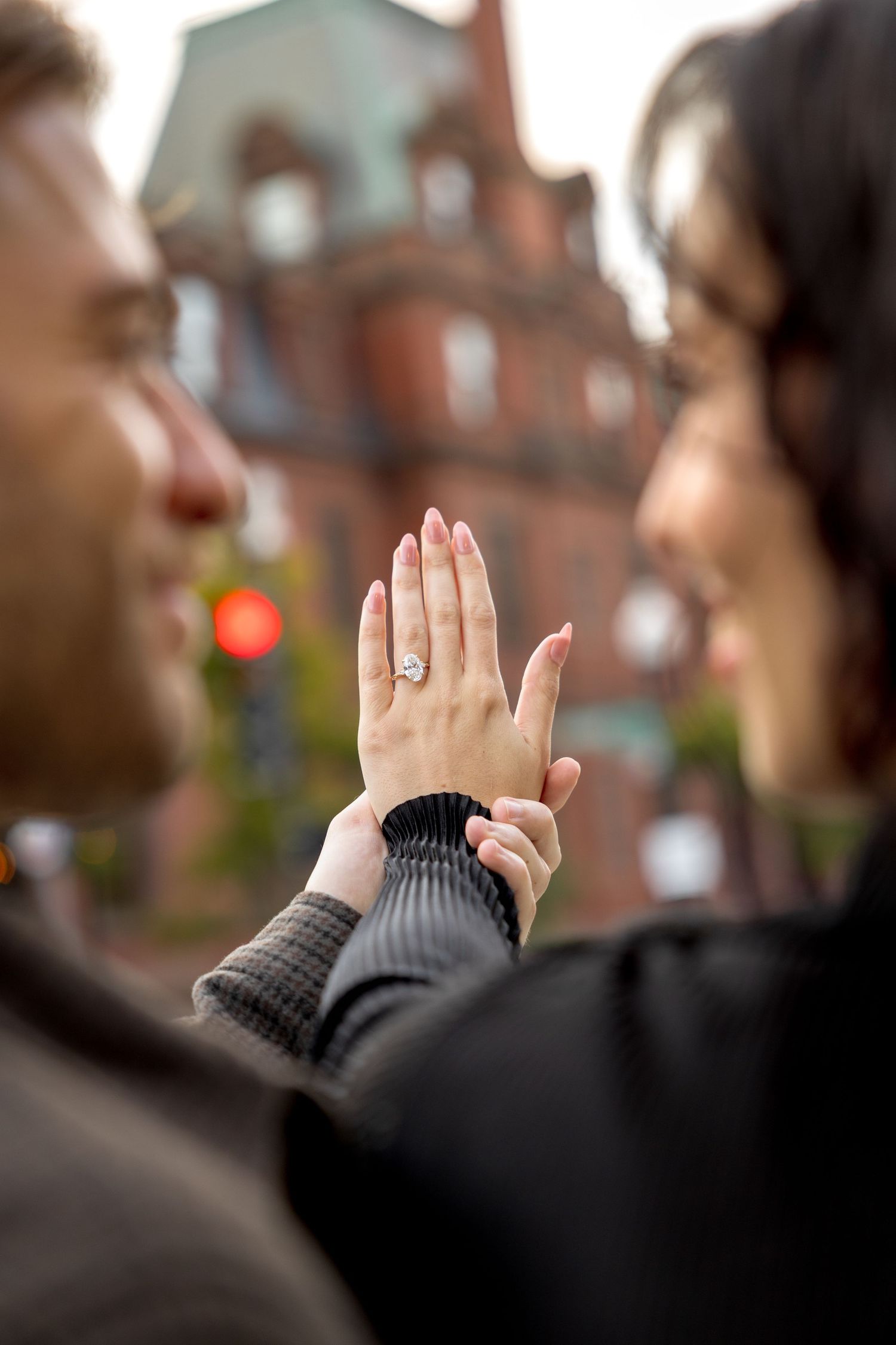 Engagement couple session in Public Garden Massachusetts, captured by Grand Photo Karyna Oliinyk