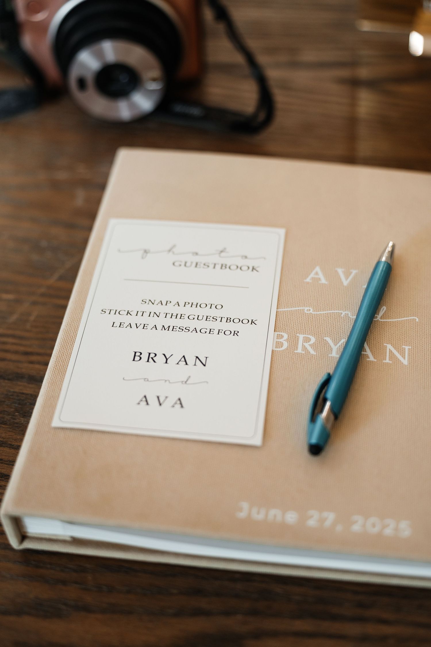 Wedding guest book at Harborside Chapel in Safety Harbor, Florida — wedding photographer Grand Photo, Karyna Oliinyk