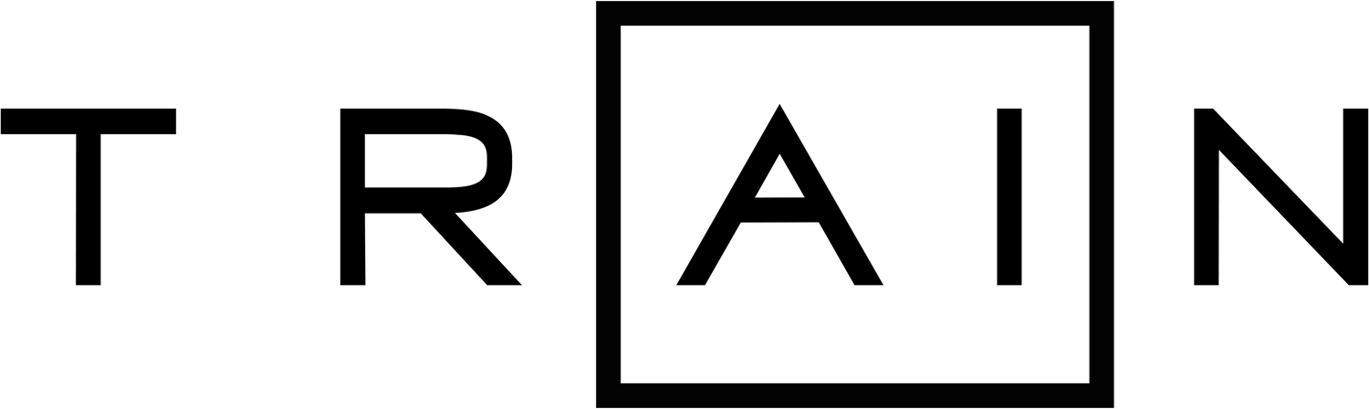 An empty black rectangular silhouette shape isolated on white background. Training app branding.