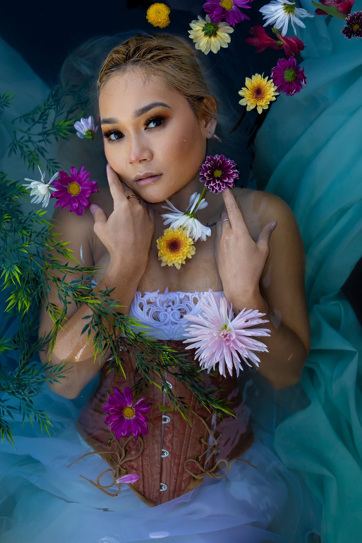 Creative conceptual portrait photography in Tucson Arizona with dramatic lighting and artistic storytelling