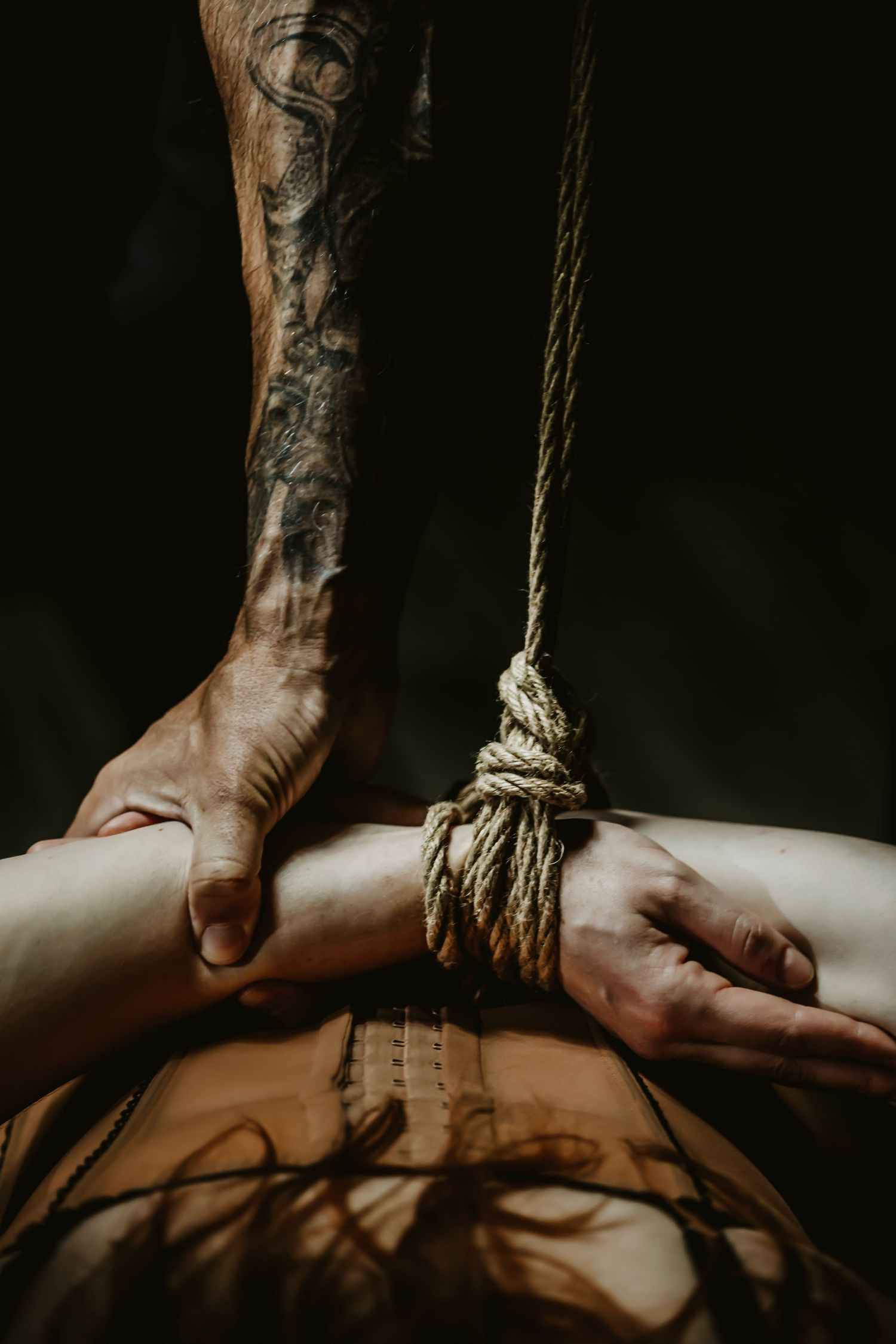Creative conceptual portrait photography in Tucson Arizona with dramatic lighting and artistic storytelling