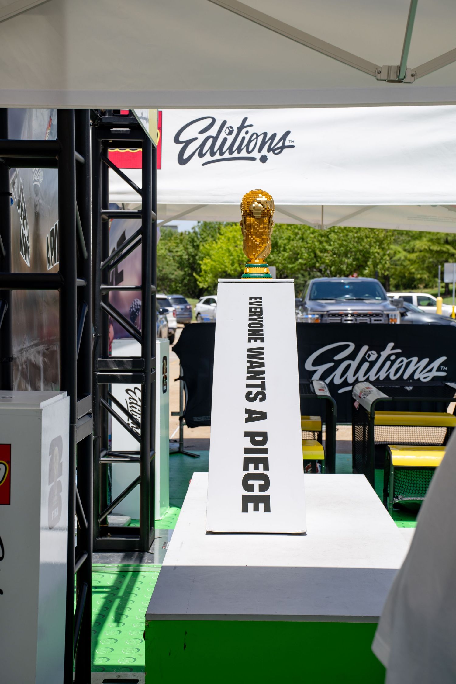 LEGO brand activation station showcasing immersive product engagement at a corporate event in Dallas, Texas, photographed by KH Visual Co.