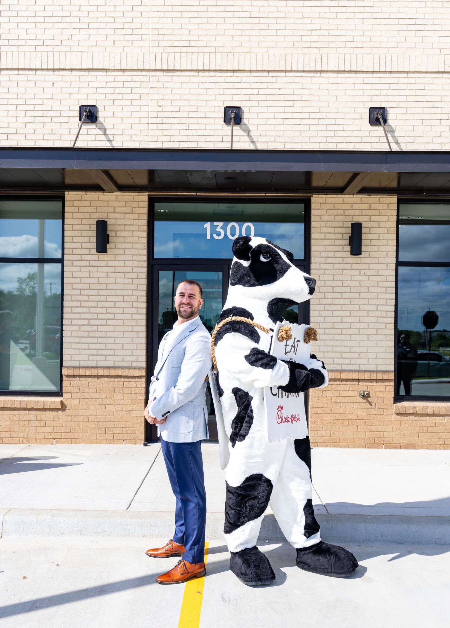 Chick FIl A Operator and Mascot