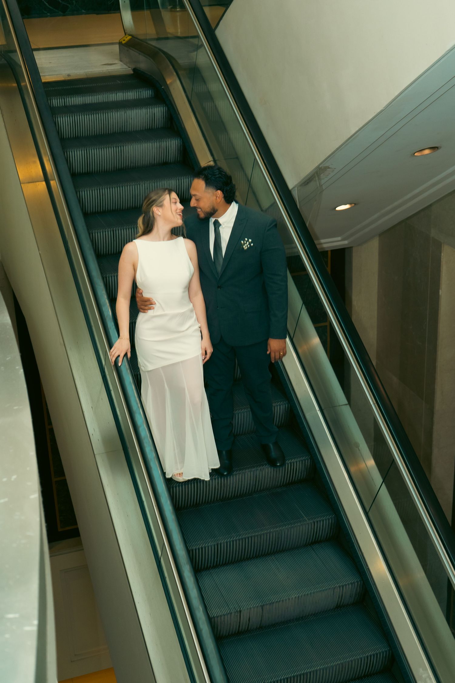 intimate civil wedding photography natural light romantic and timeless couple portrait