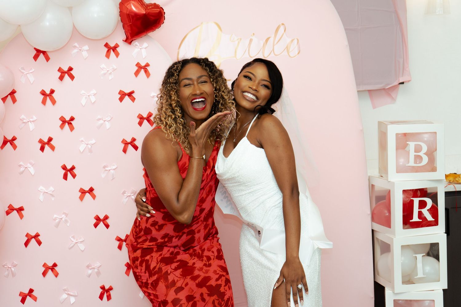 bridal shower content creator capturing behind the scenes and real moments