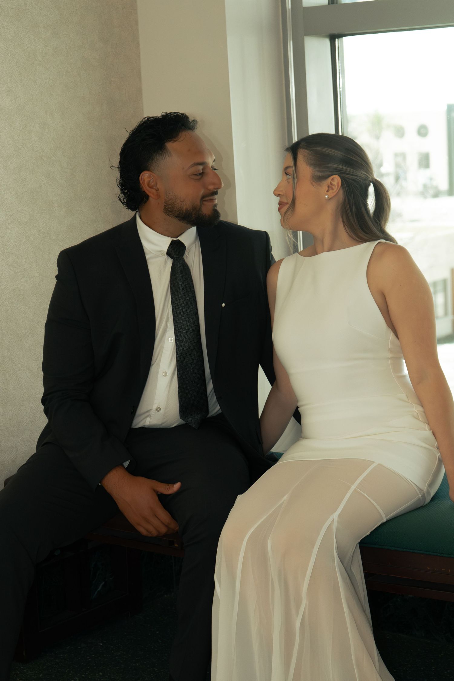 intimate wedding photographer documenting civil ceremony with natural candid moments