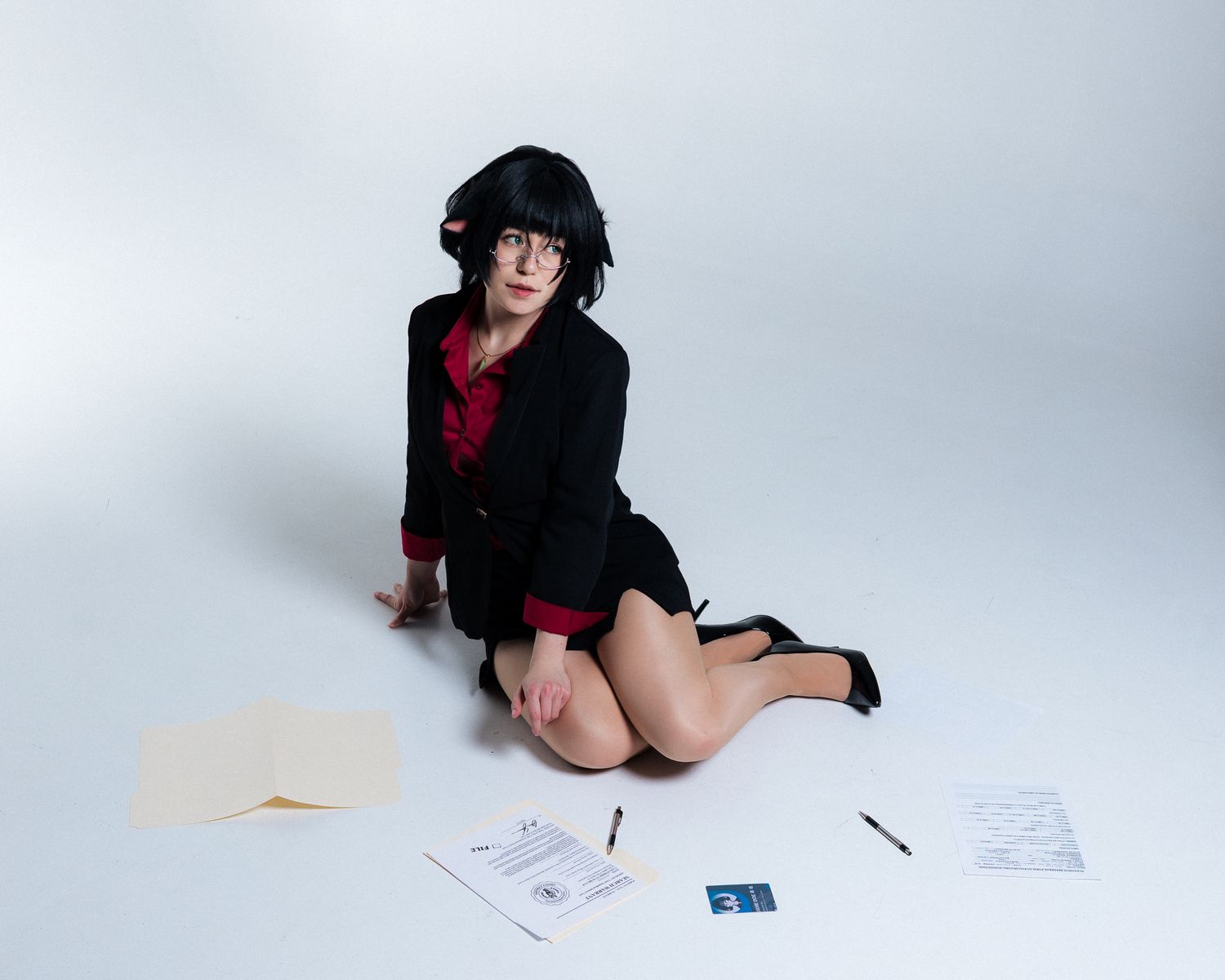 Creative cosplay portrait Eugene Oregon anime studio styled shoot cosplayer