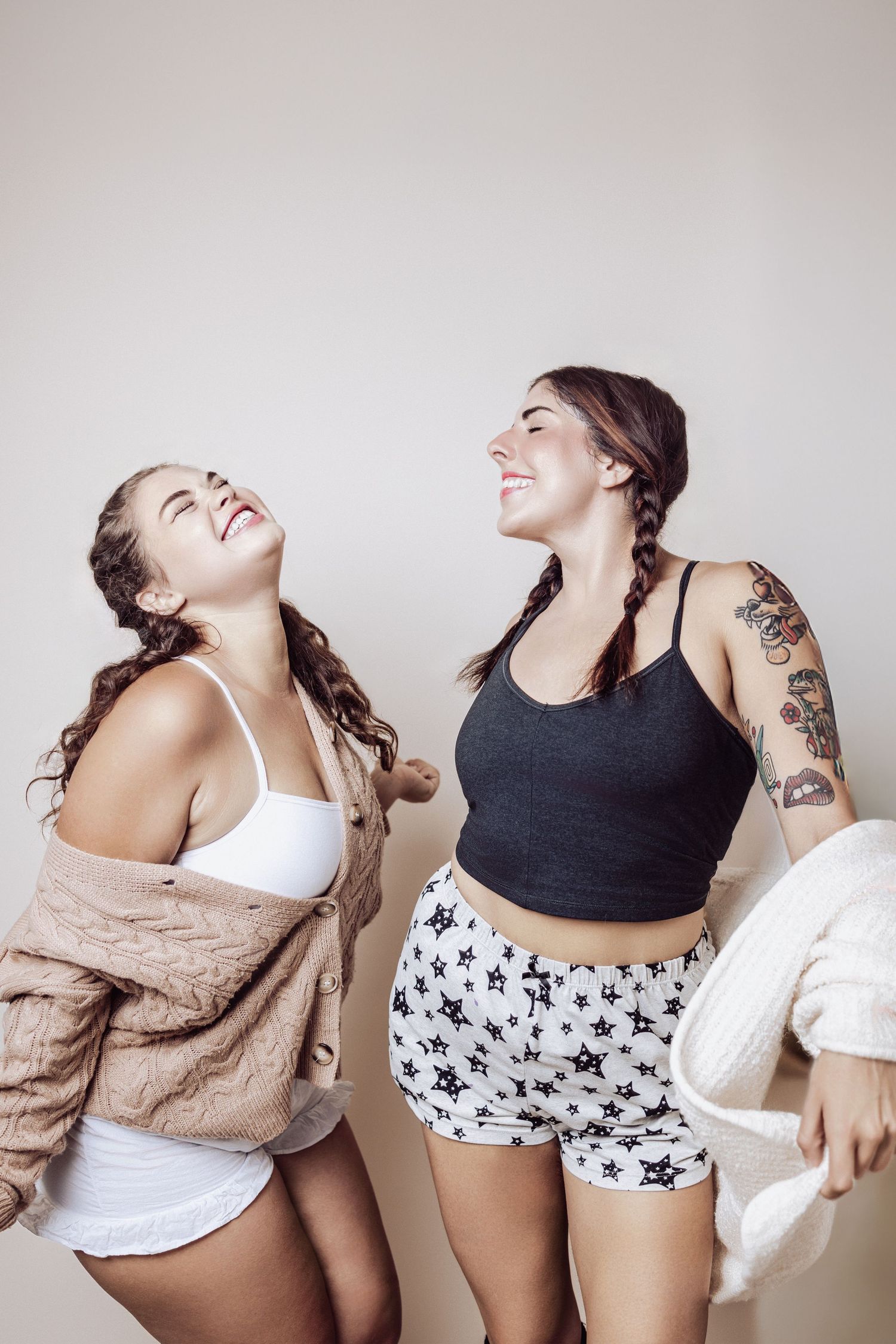 Candid sequence showing natural expressions and movement in casual attire.