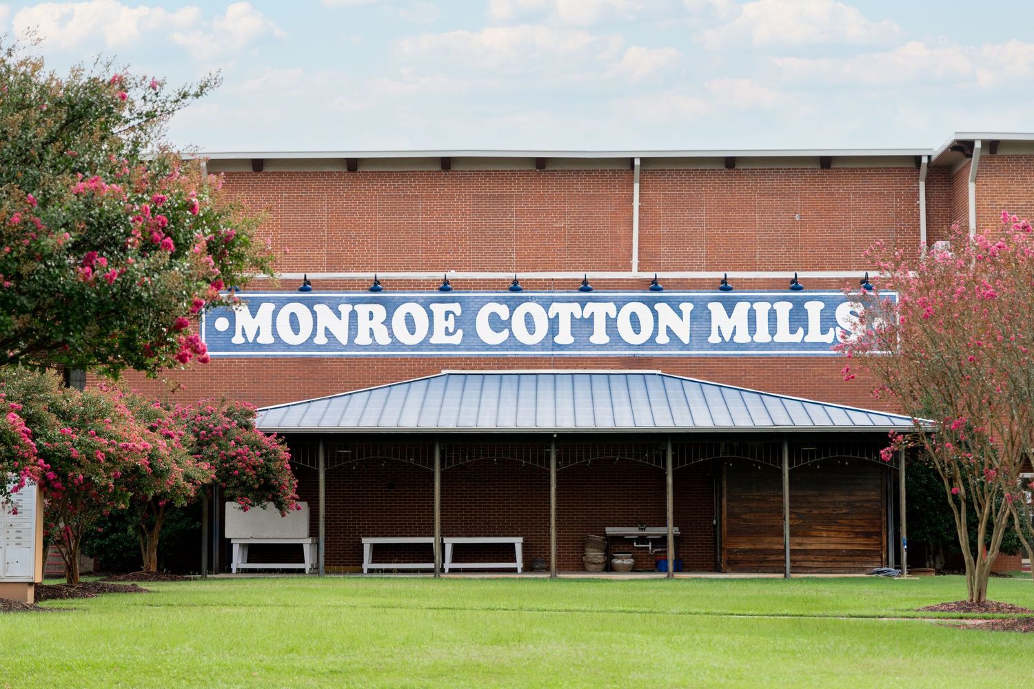 Real estate photo of the Monroe Cotton Mills in Monroe GA, near Atlanta