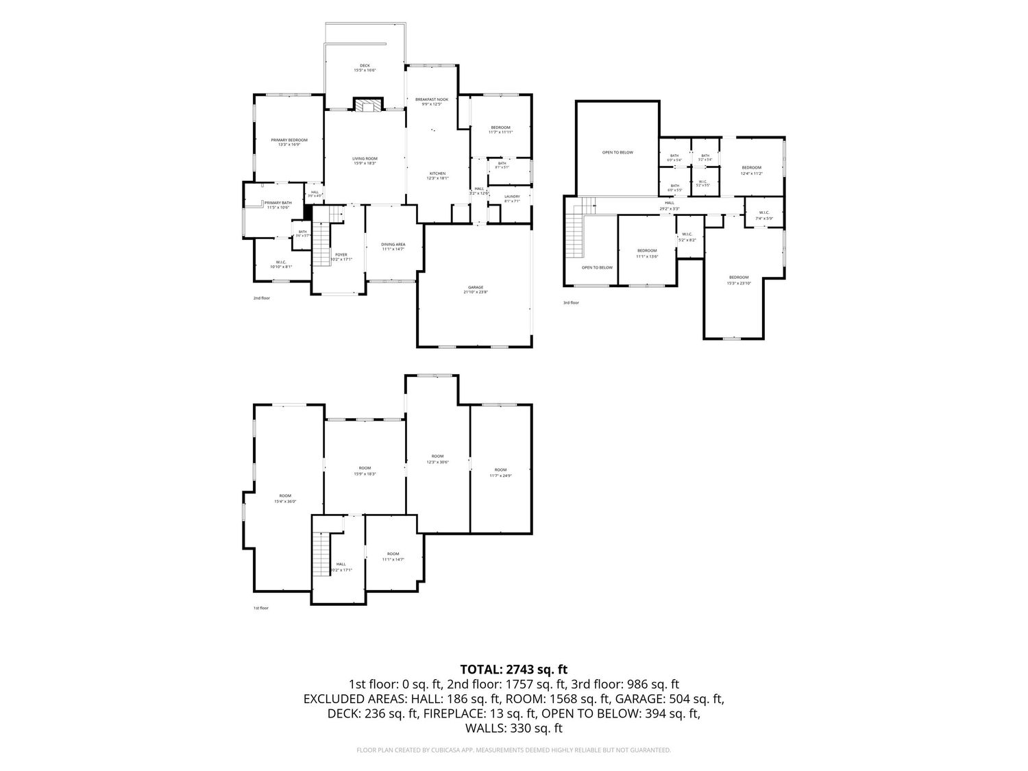 2d floorplan real estate photo from a home in Atlanta GA