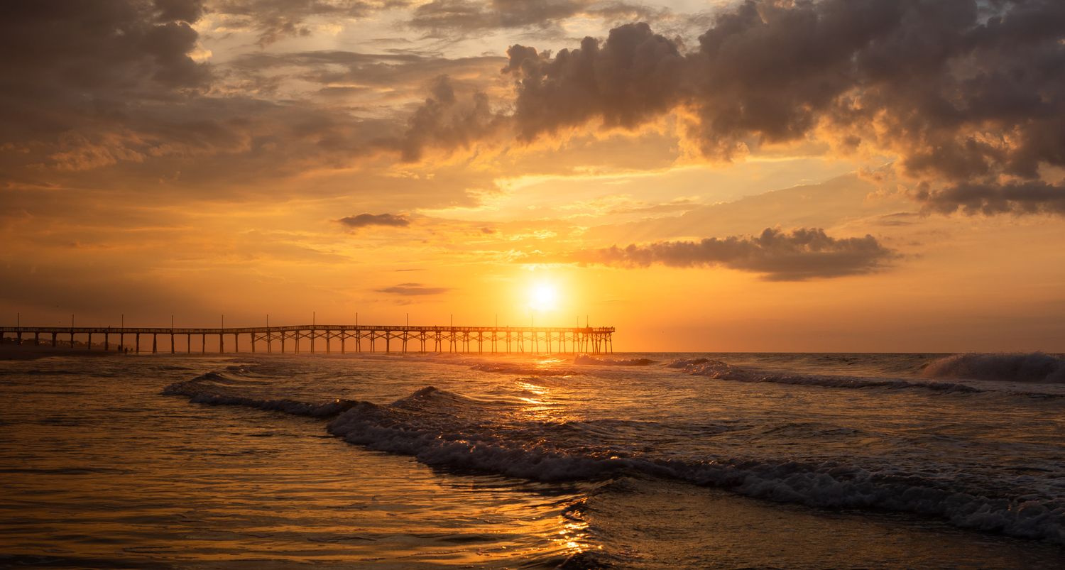 sunrise at the beach