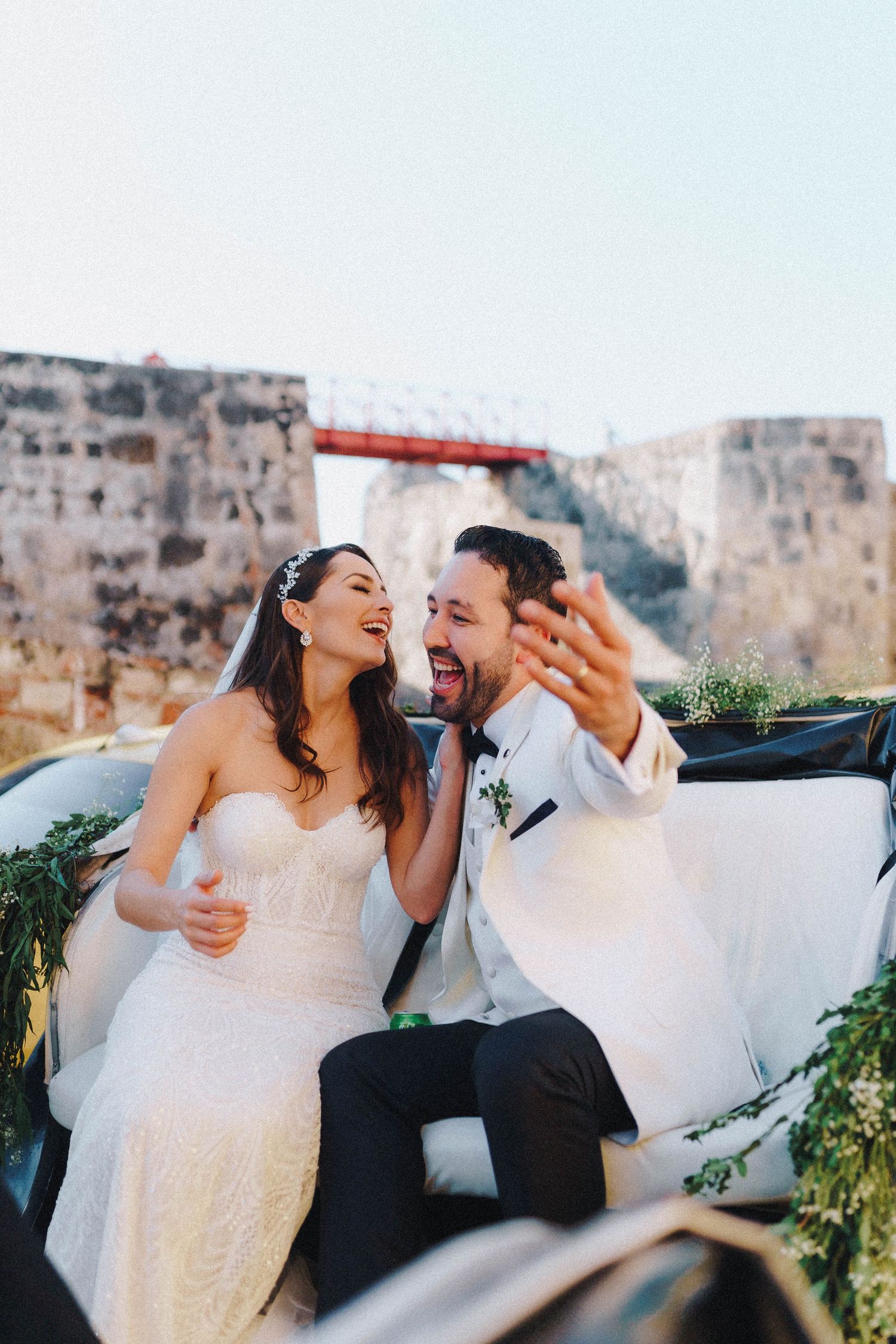 Wedding ceremony in Cartagena Colombia destination wedding