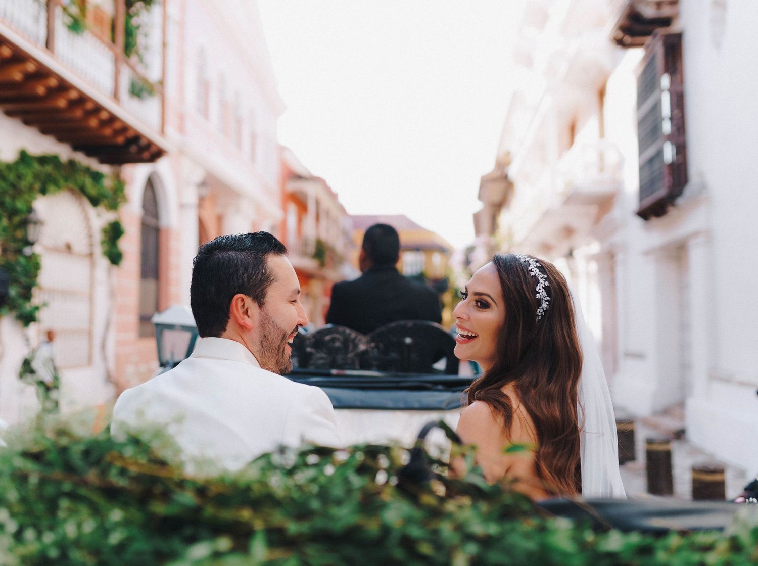 Wedding ceremony in Cartagena Colombia destination wedding
