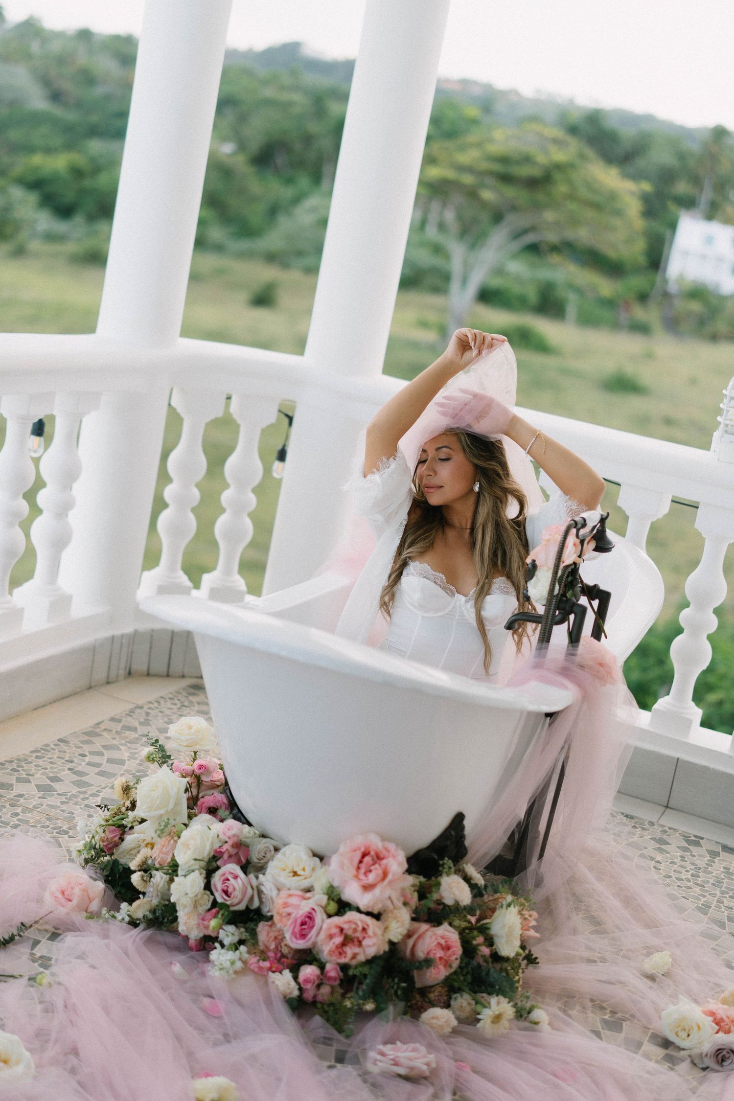 Bride and groom during their destination wedding in Las Terrenas Samana
