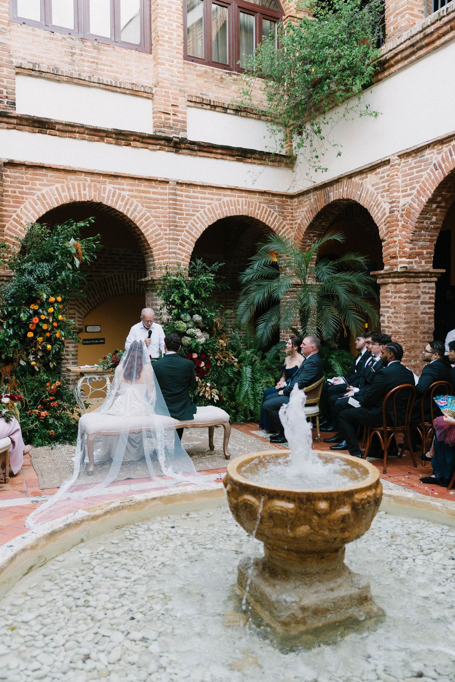 Wedding reception in Zona Colonial Santo Domingo Dominican Republic