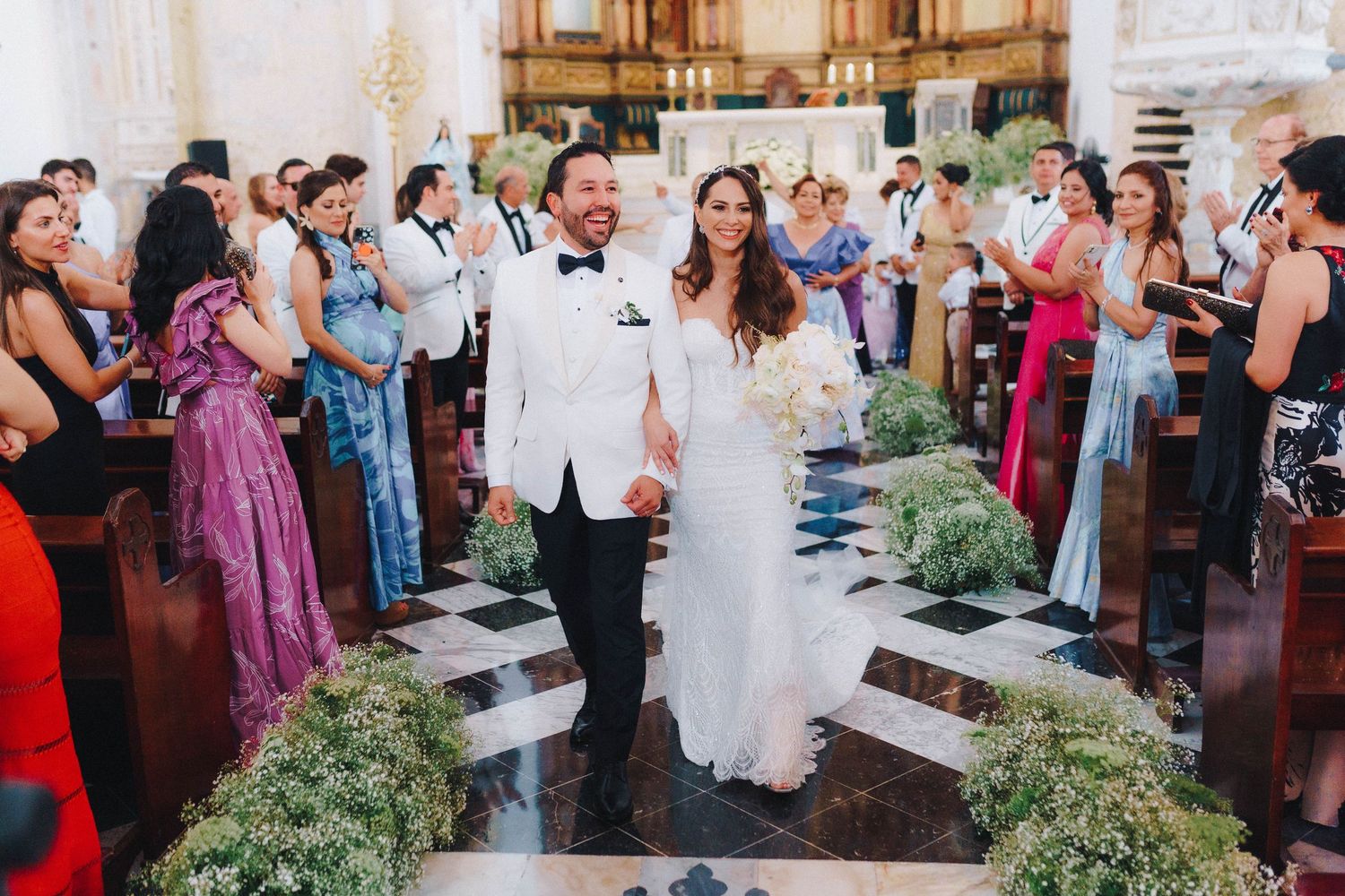 Wedding reception in Cartagena de Indias Colombia destination wedding