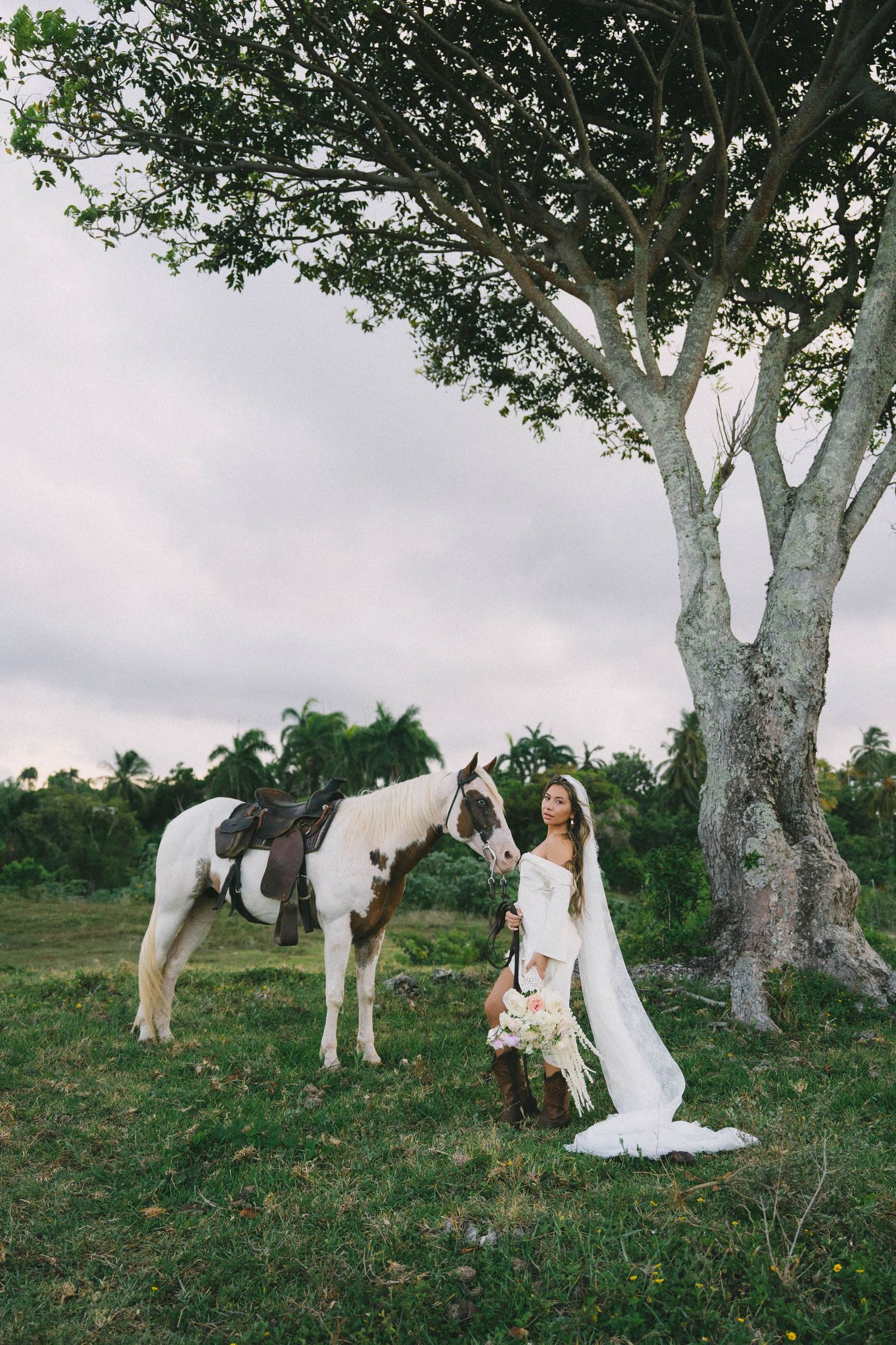 Intimate destination wedding in Las Terrenas Samana surrounded by nature