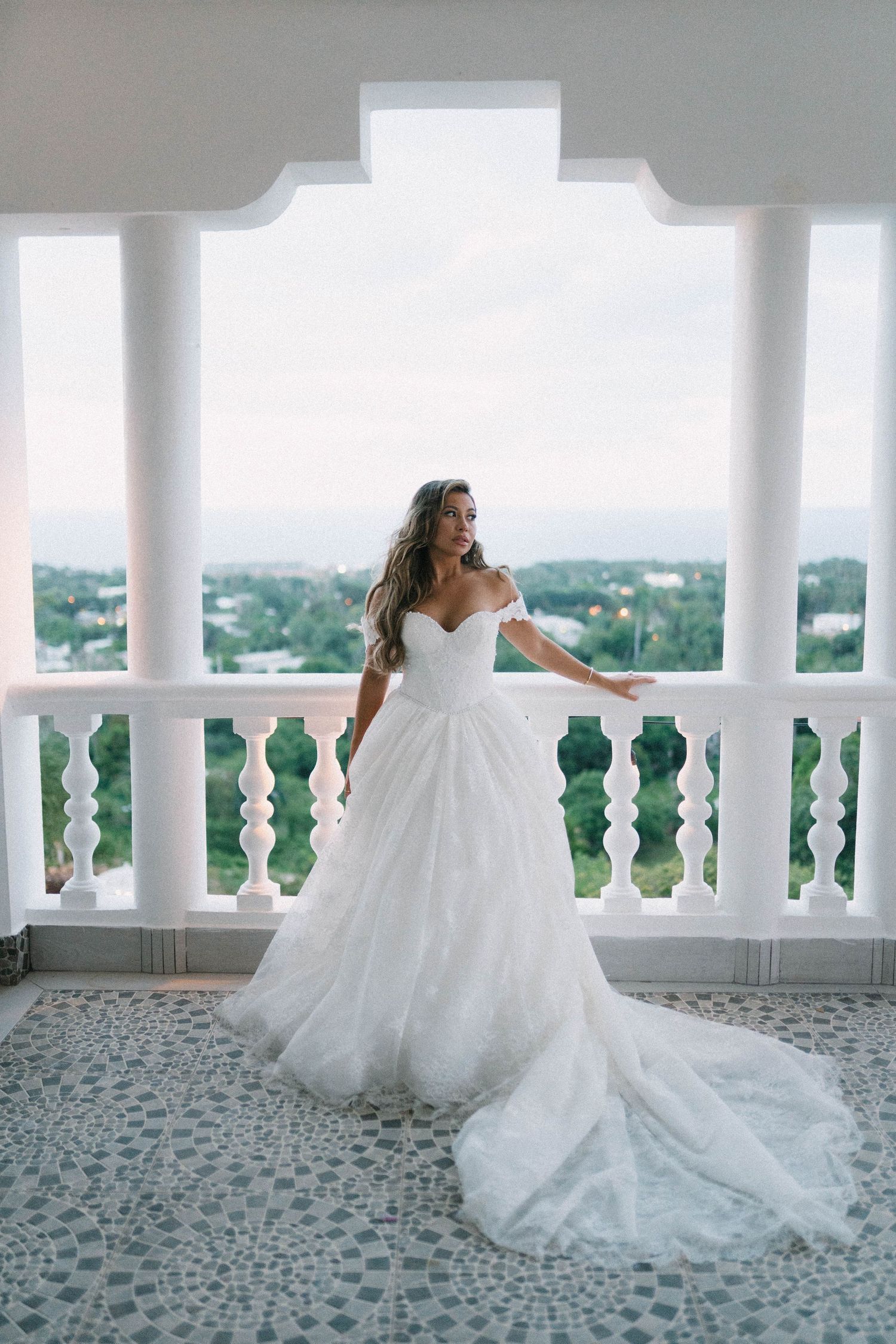 Bride and groom during their destination wedding in Las Terrenas Samana