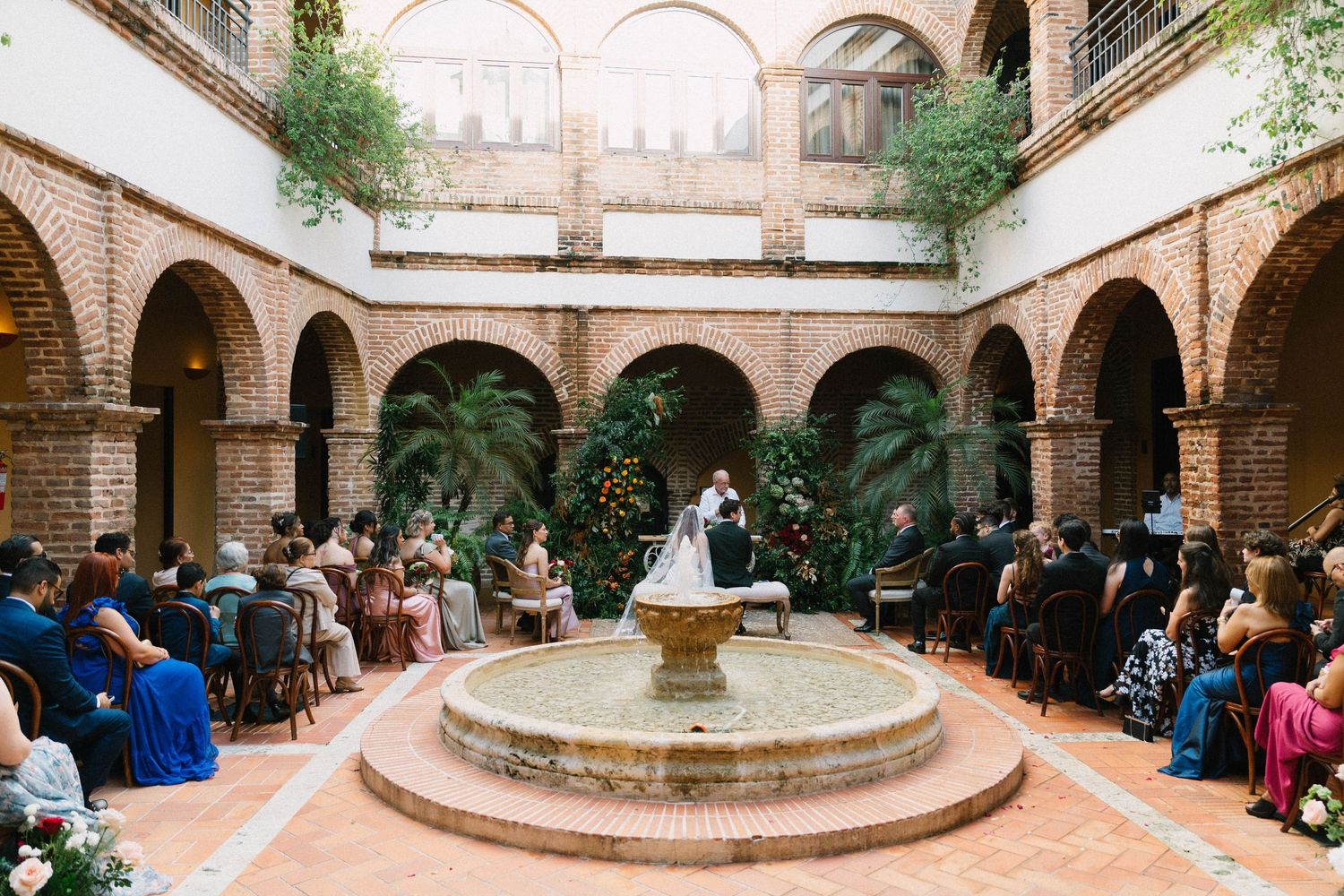 Wedding reception in Zona Colonial Santo Domingo Dominican Republic