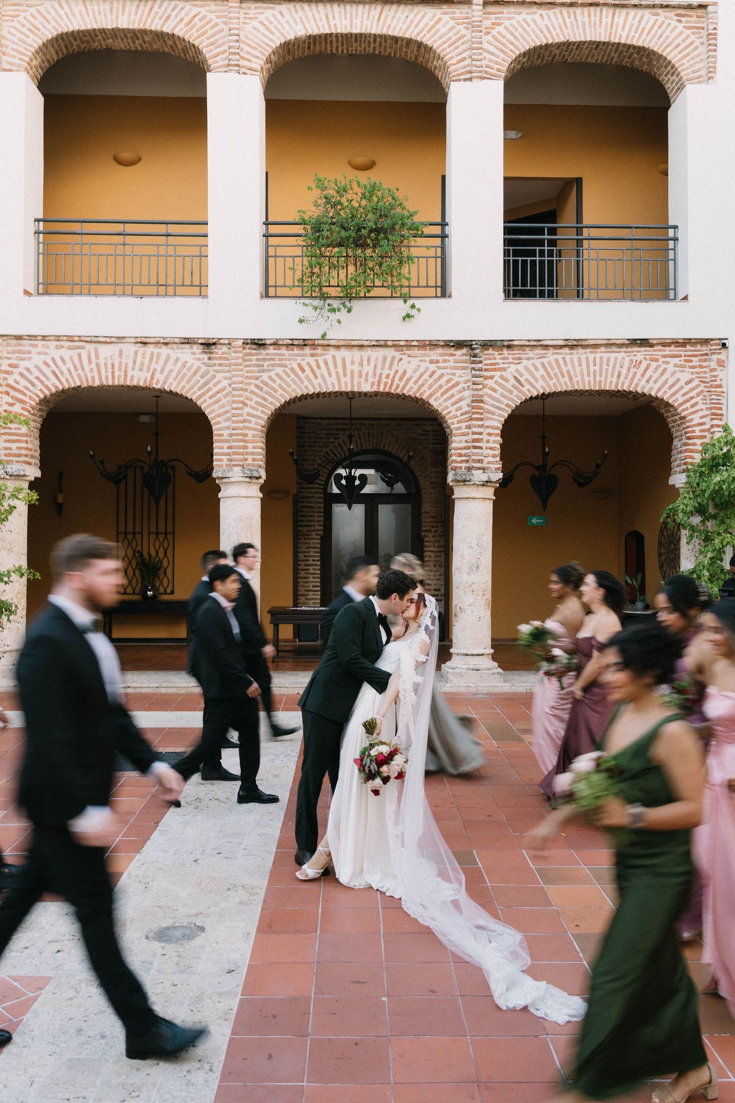 Wedding reception in Zona Colonial Santo Domingo Dominican Republic