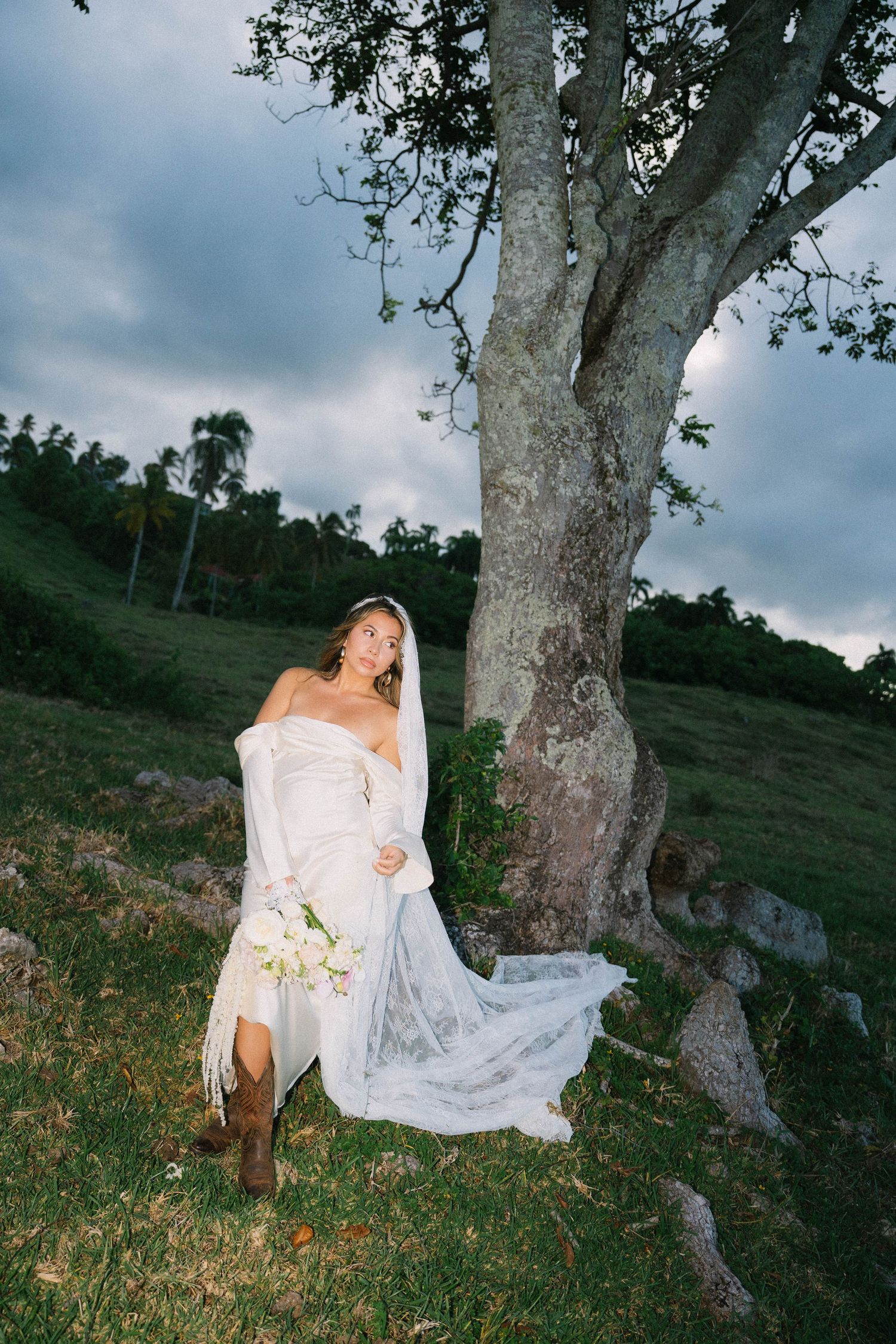 Bride and groom during their destination wedding in Las Terrenas Samana
