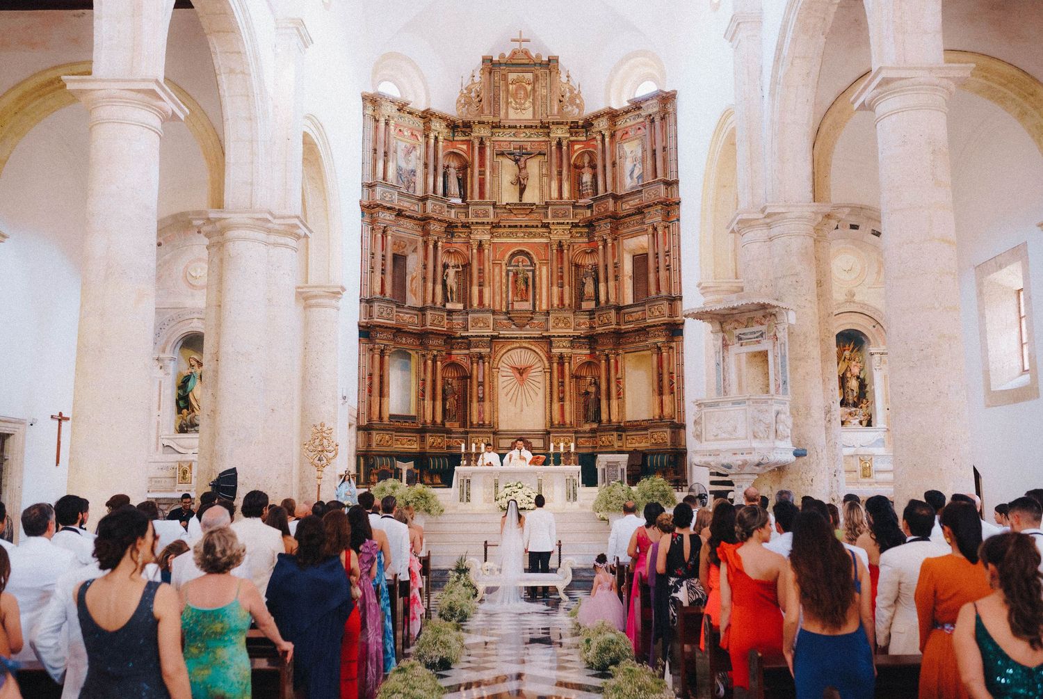 Wedding reception in Cartagena de Indias Colombia destination wedding